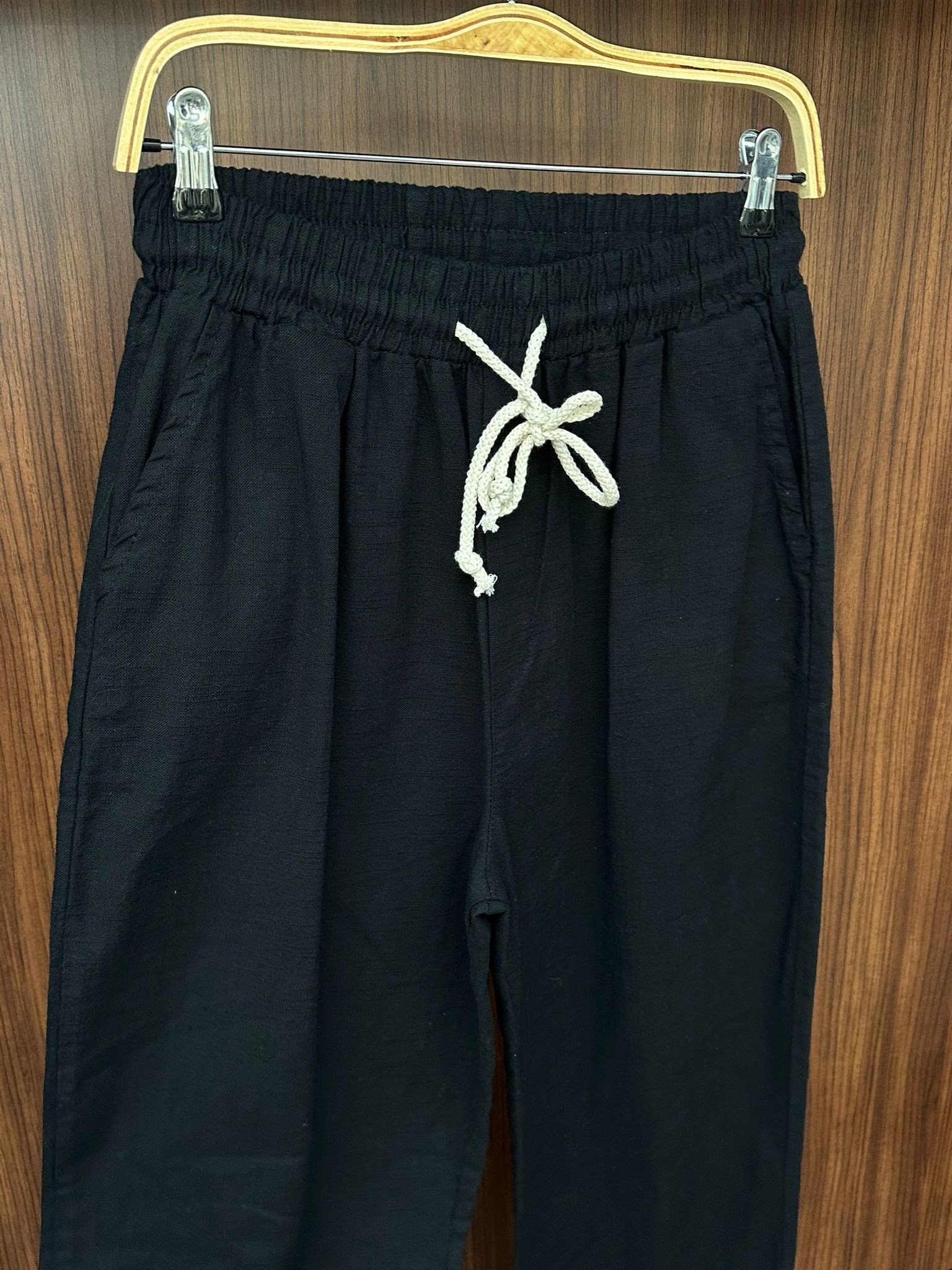 Pamuk Keten Baggy Pantolon
