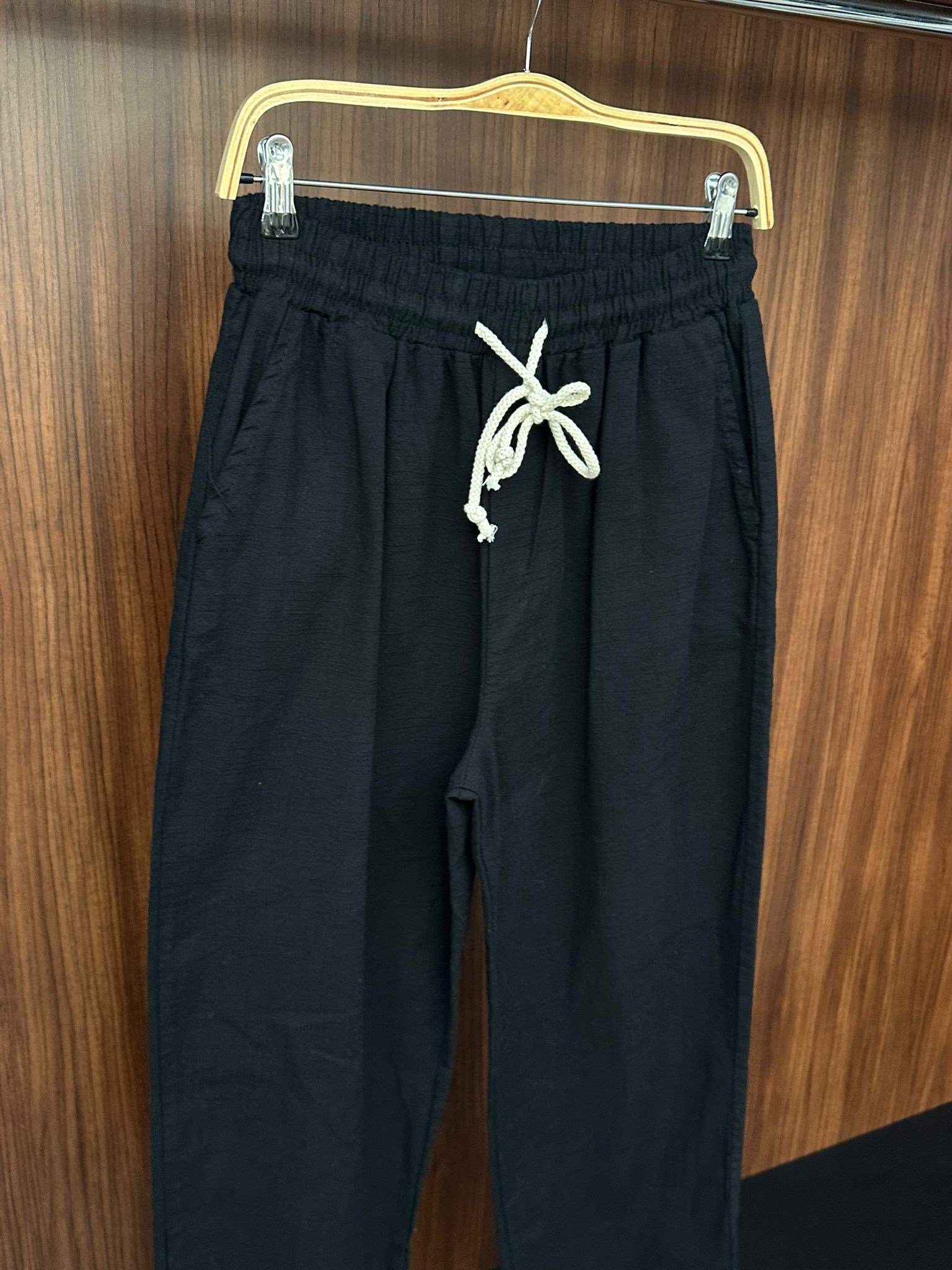Pamuk Keten Baggy Pantolon