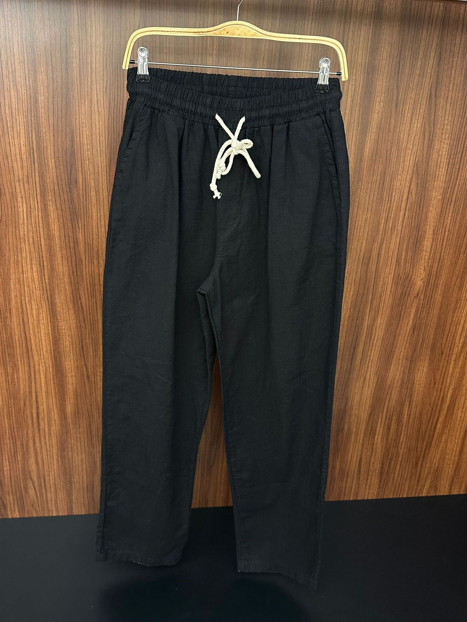 Pamuk Keten Baggy Pantolon