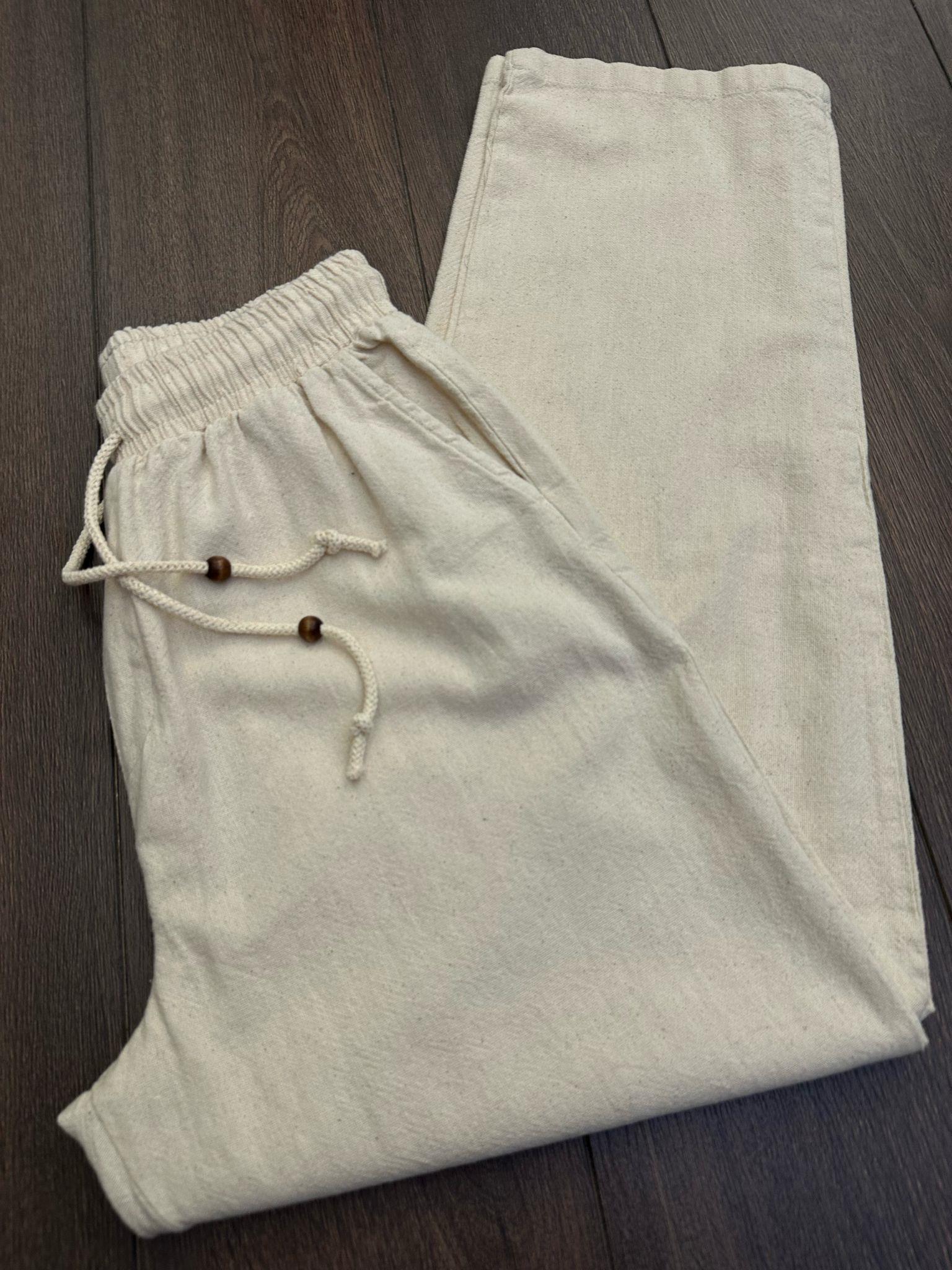 Panama Keten Pantolon