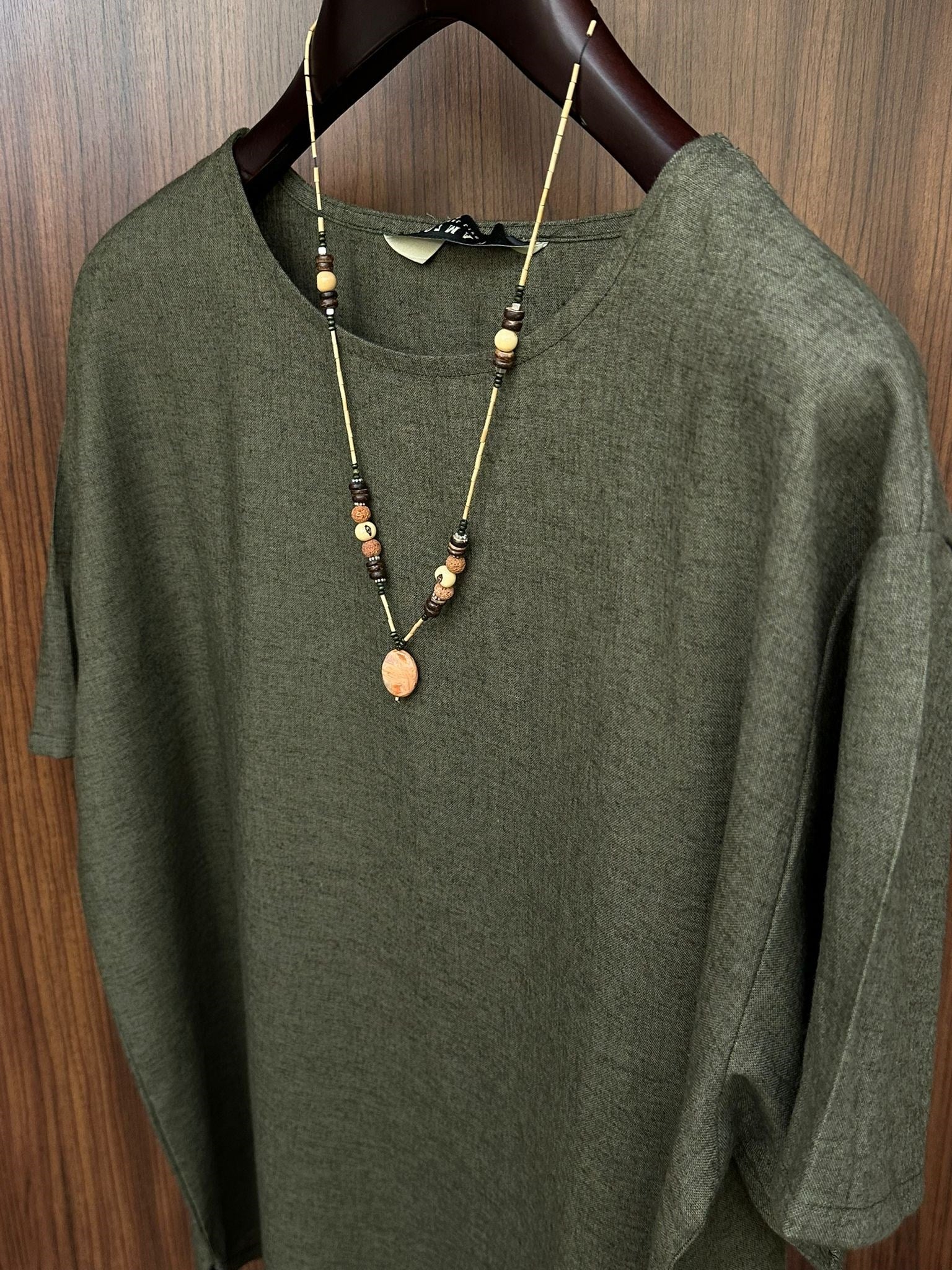 Rio Oversize Keten T-Shirt