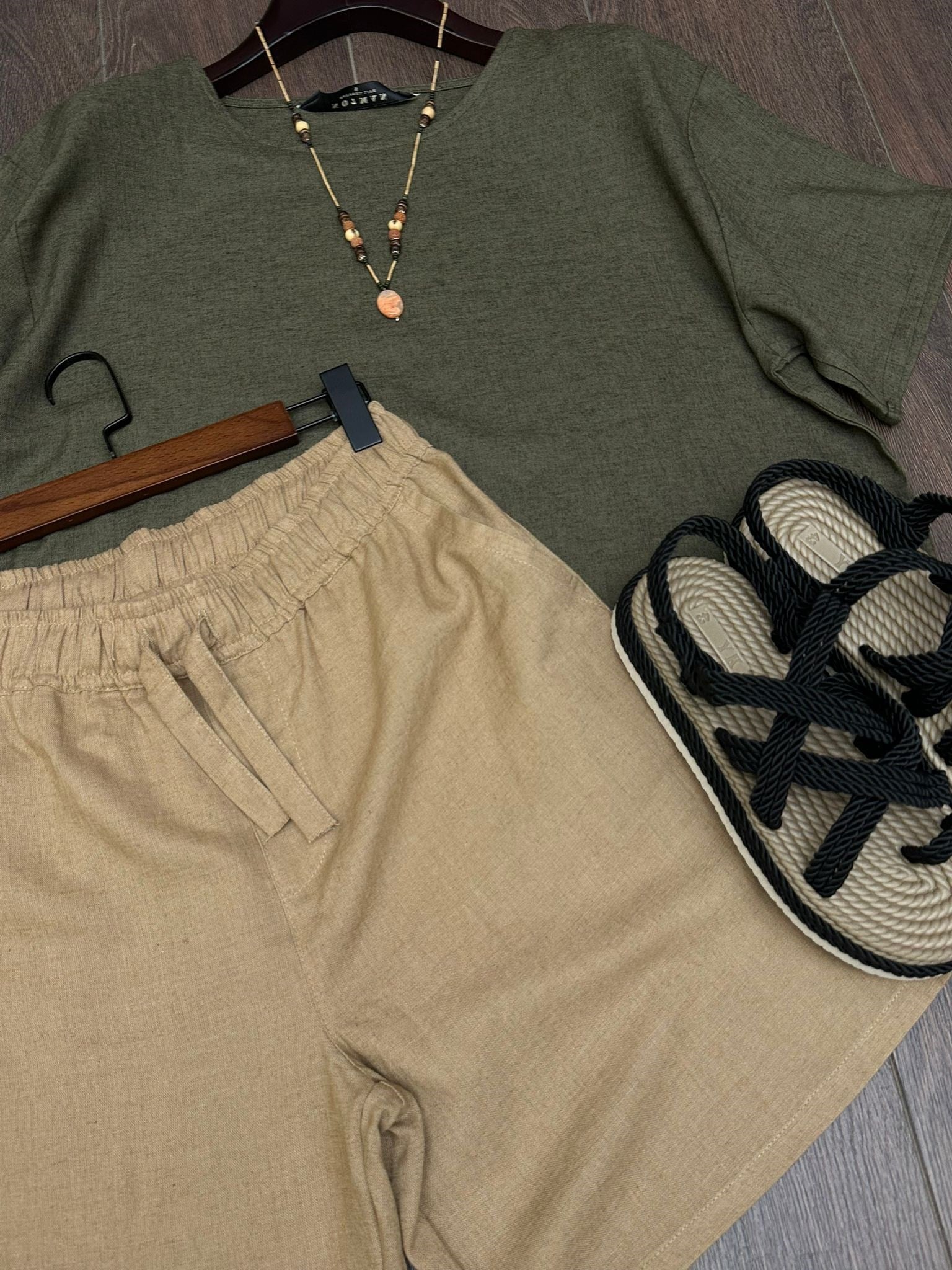 Rio Oversize Keten T-Shirt