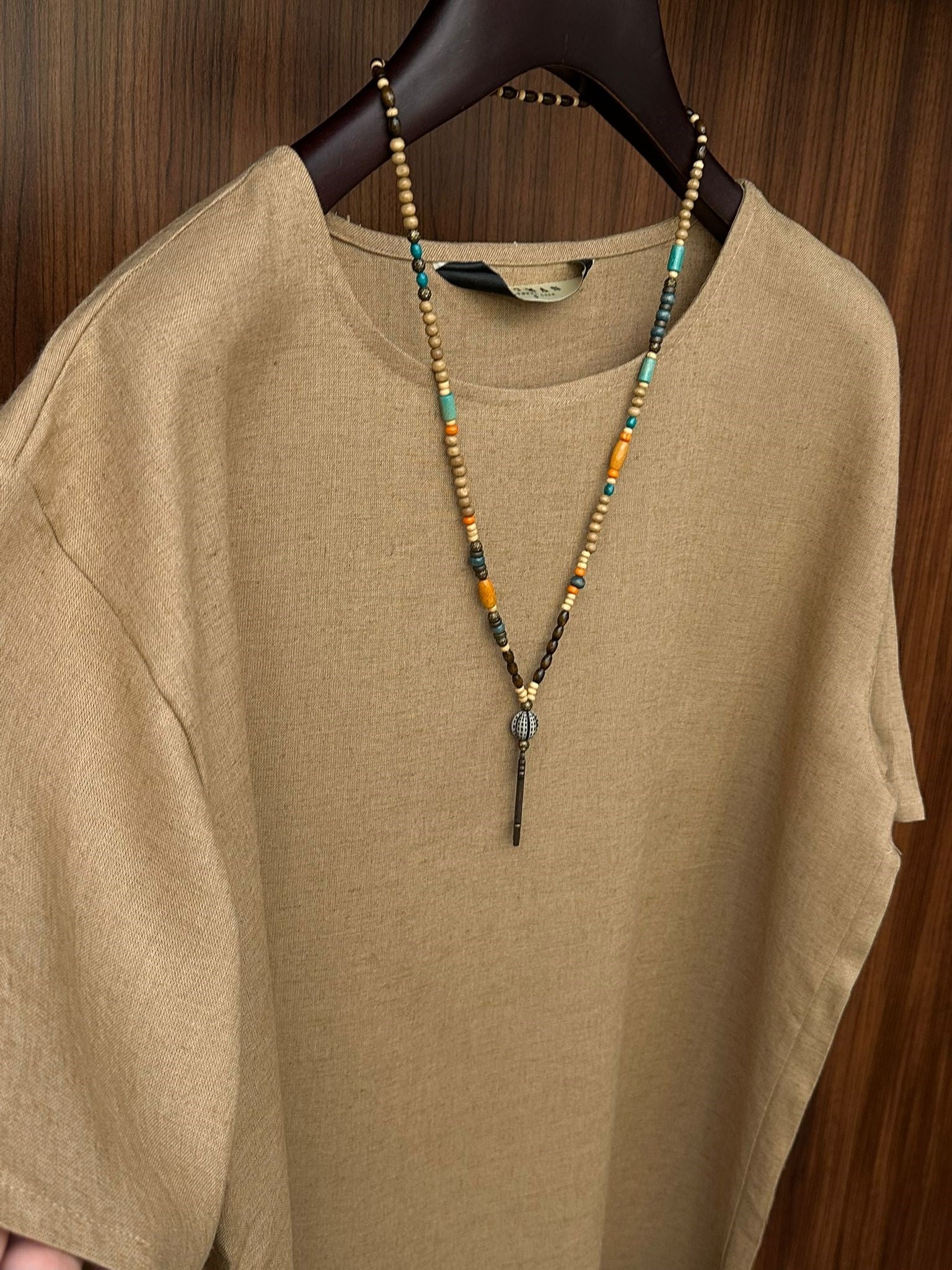 Rio Oversize Keten T-Shirt