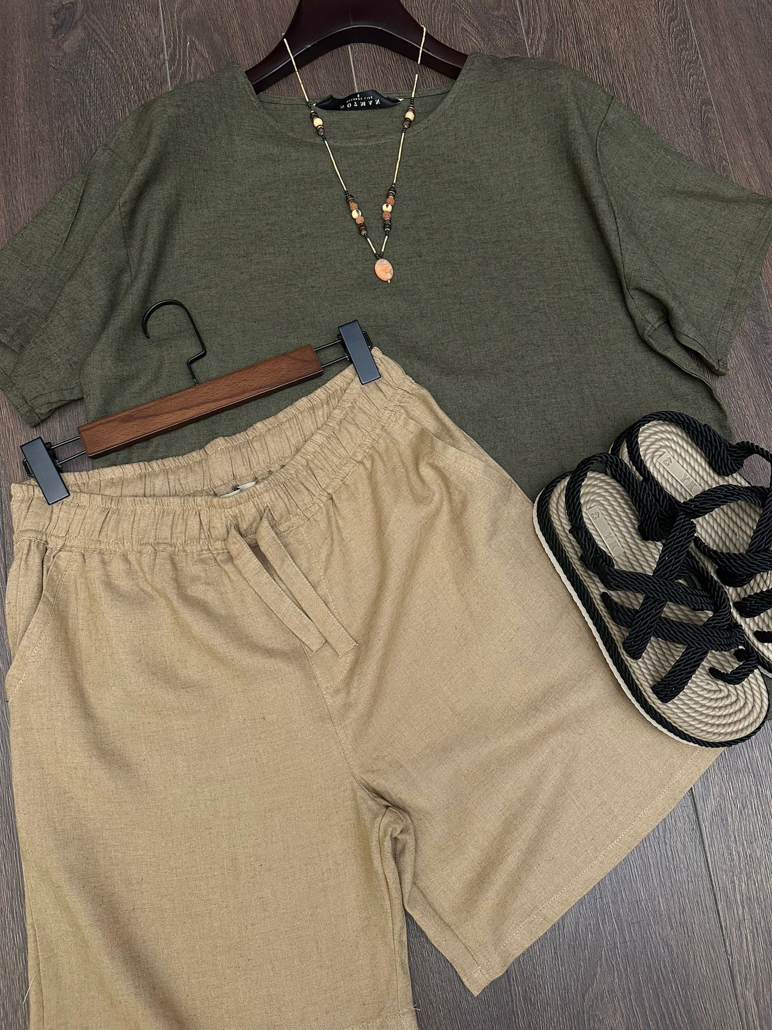 Rio Oversize Keten T-Shirt