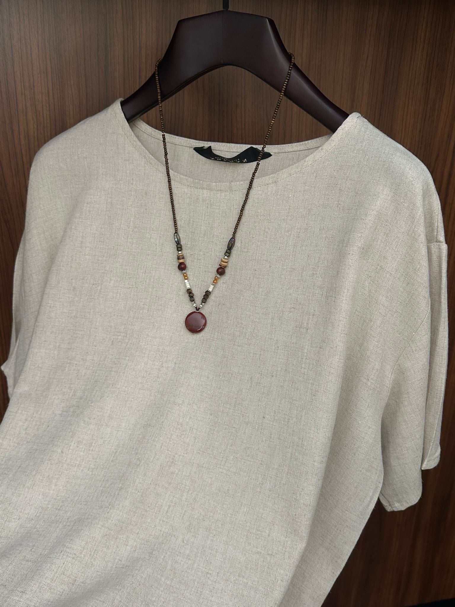 Rio Oversize Keten T-Shirt