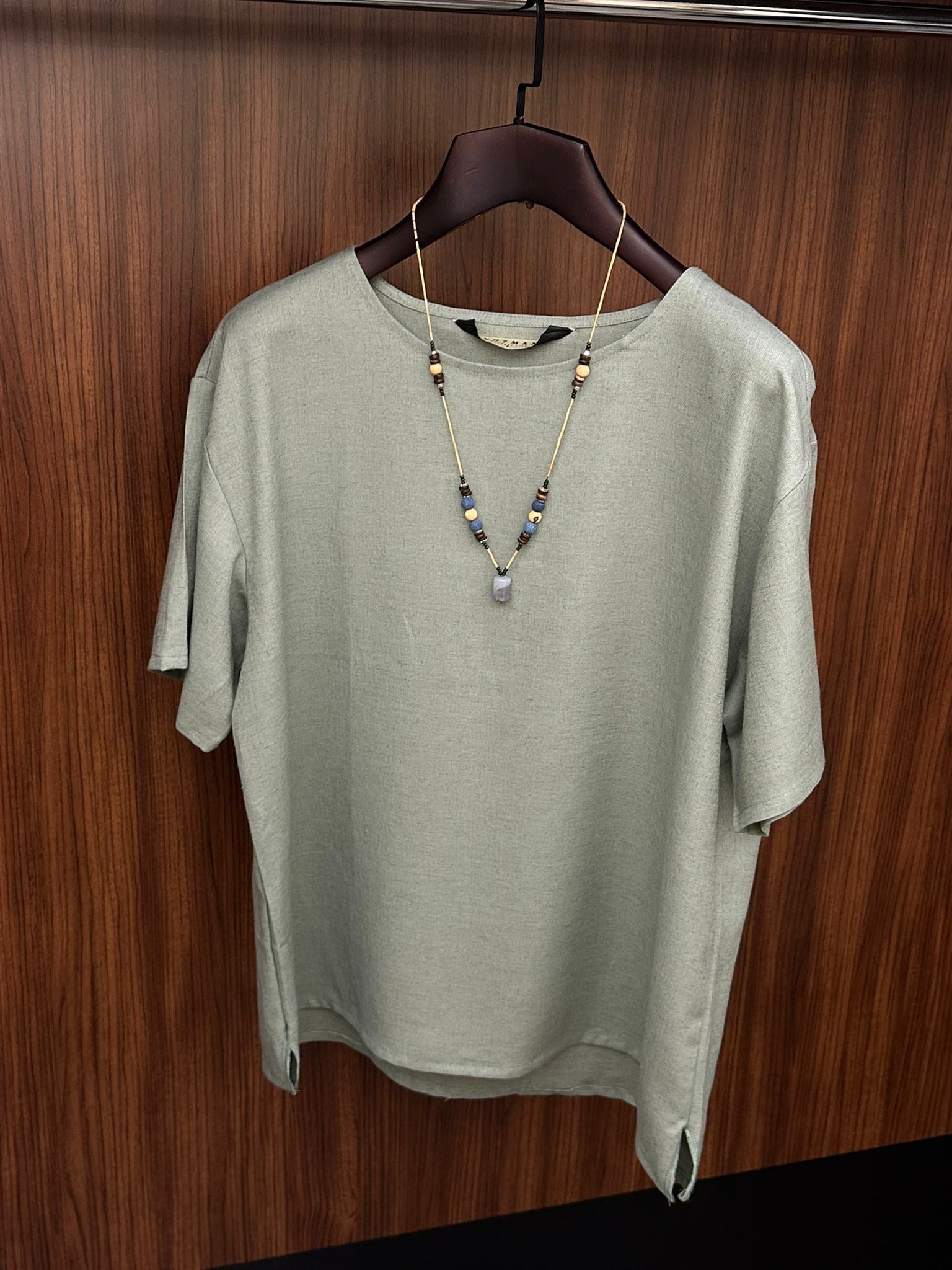 Rio Oversize Keten T-Shirt