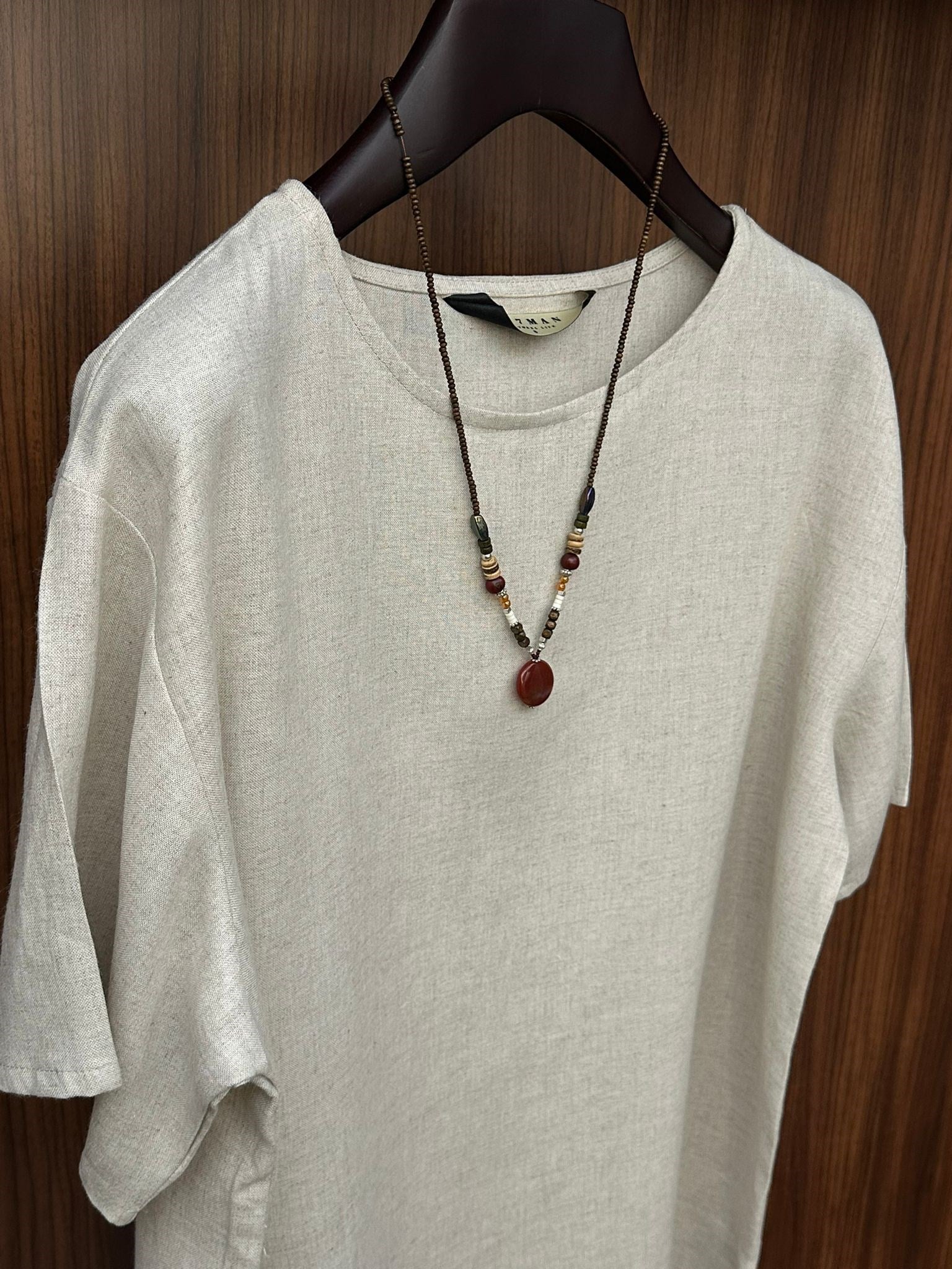Rio Oversize Keten T-Shirt