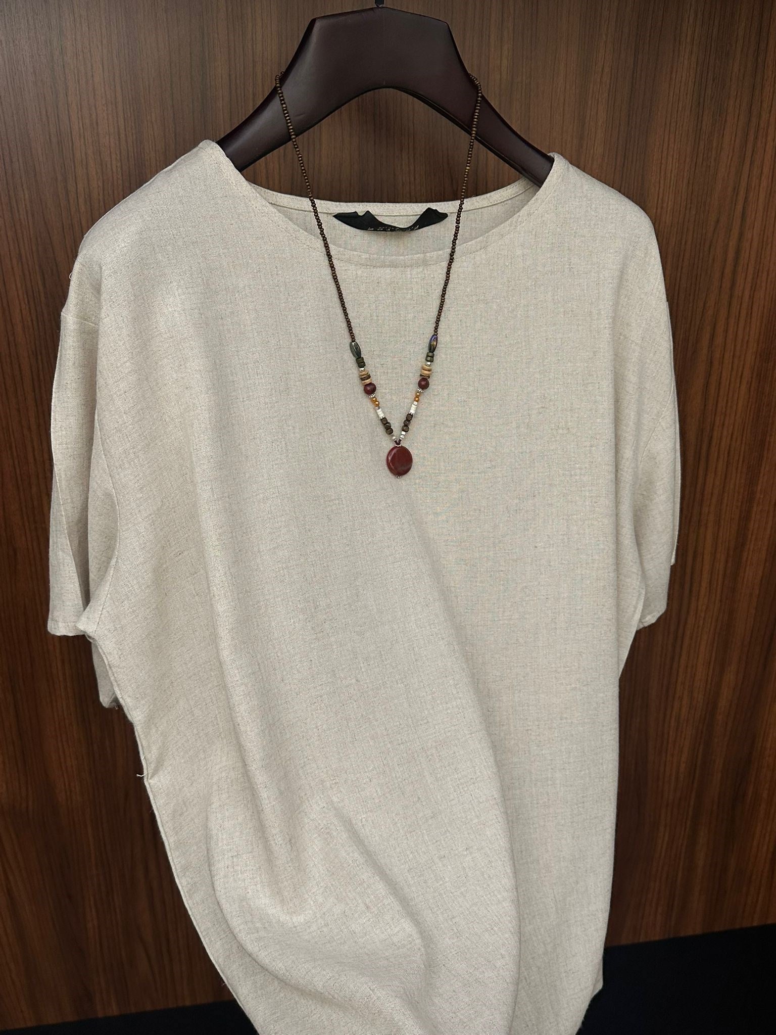 Rio Oversize Keten T-Shirt