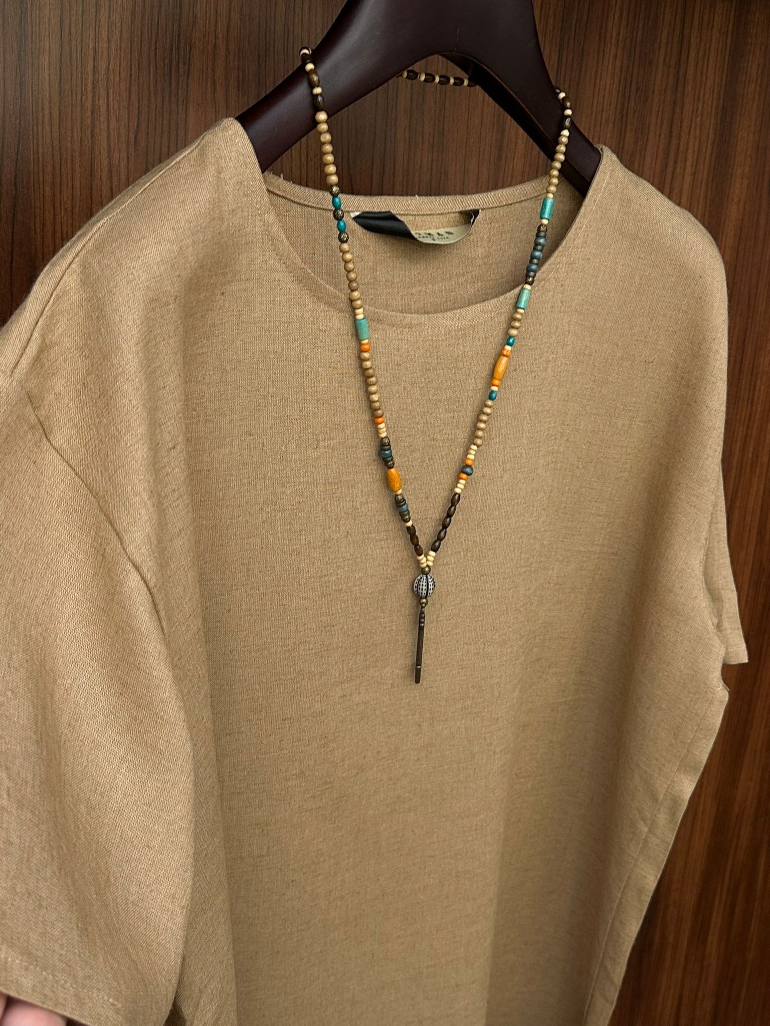 Rio Oversize Keten T-Shirt