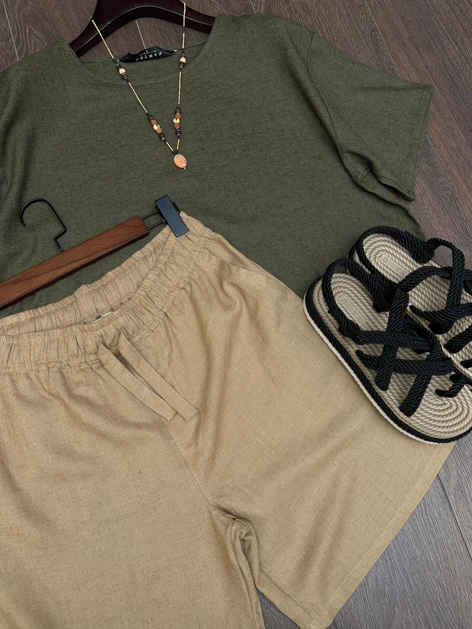 Rio Oversize Keten T-Shirt