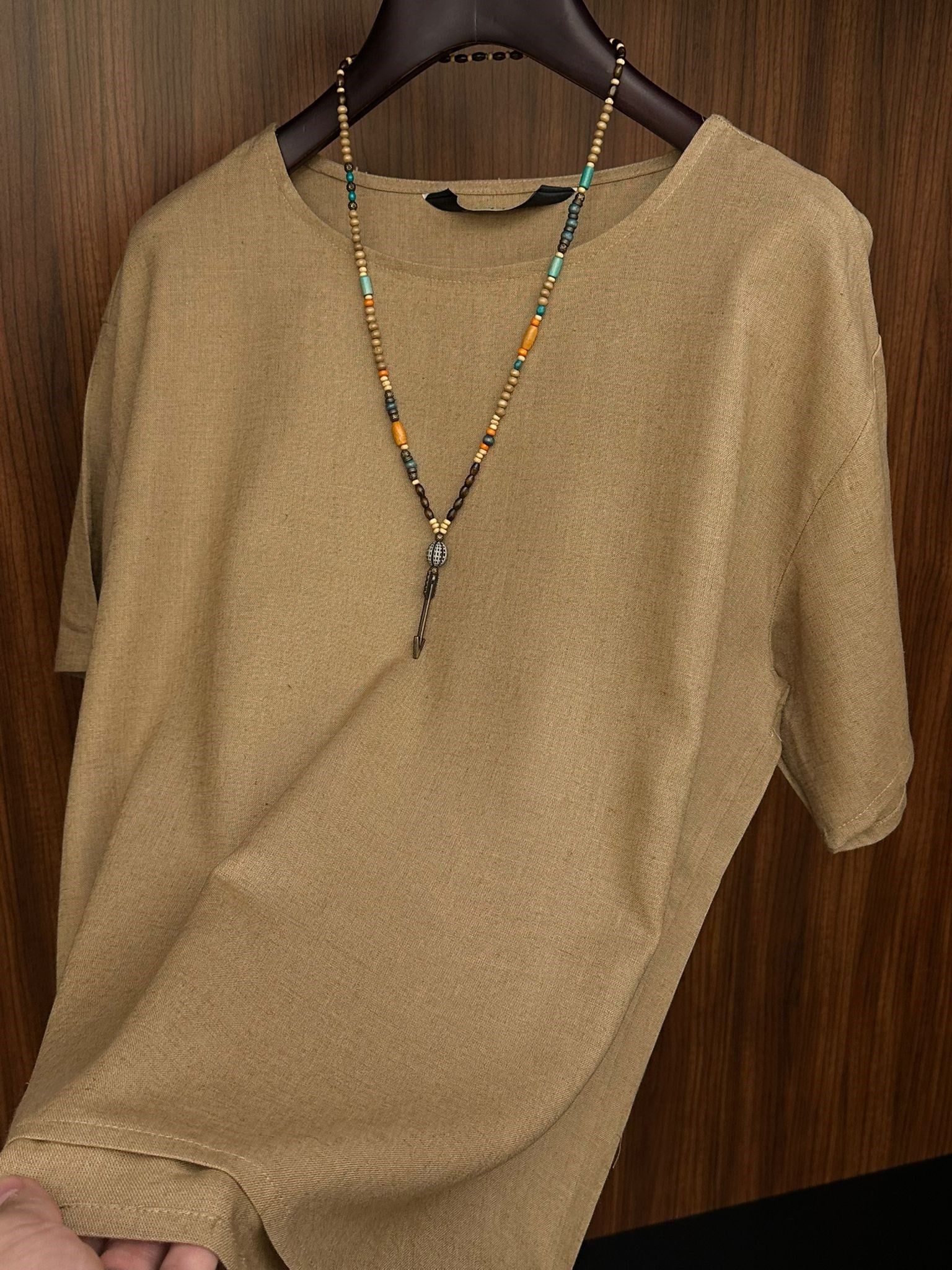 Rio Oversize Keten T-Shirt