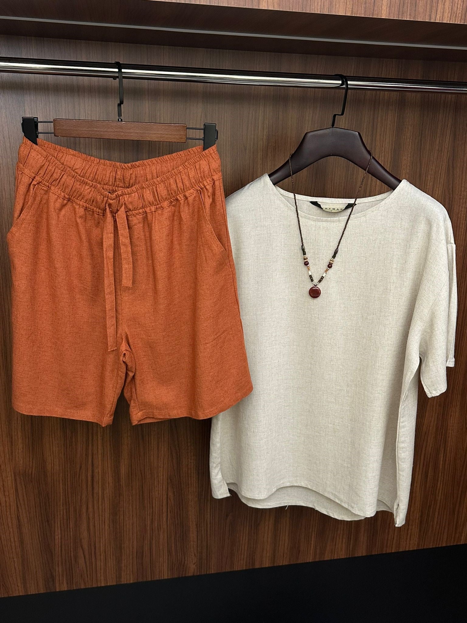 Rio Oversize Keten T-Shirt