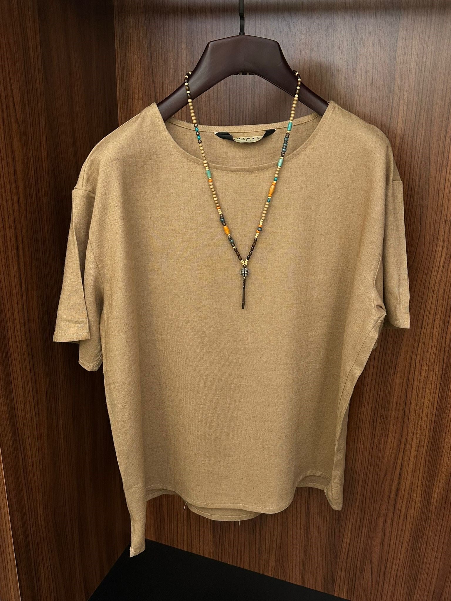 Rio Oversize Keten T-Shirt