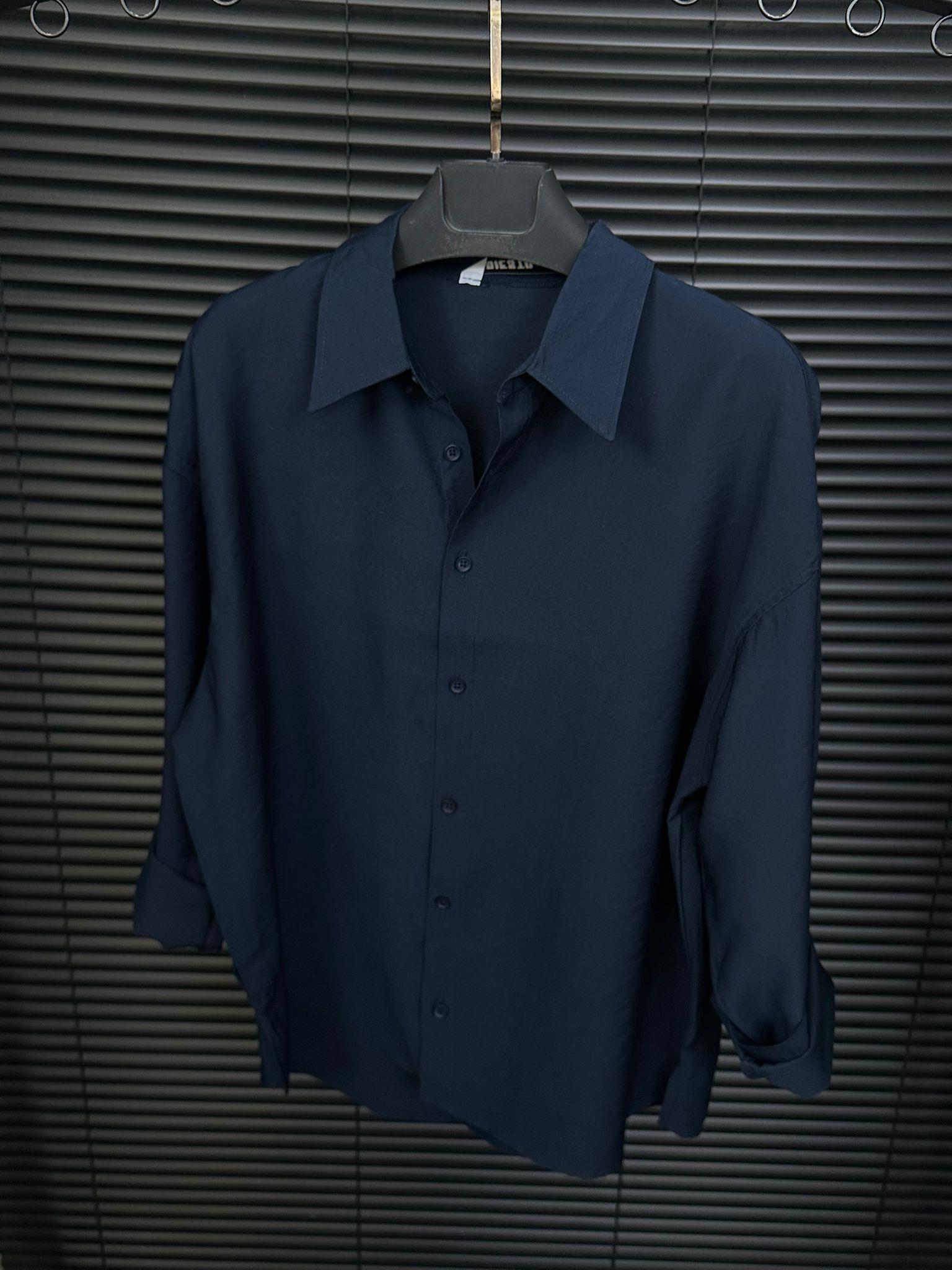Tencel Kumaş Yakalı Klasik Gömlek