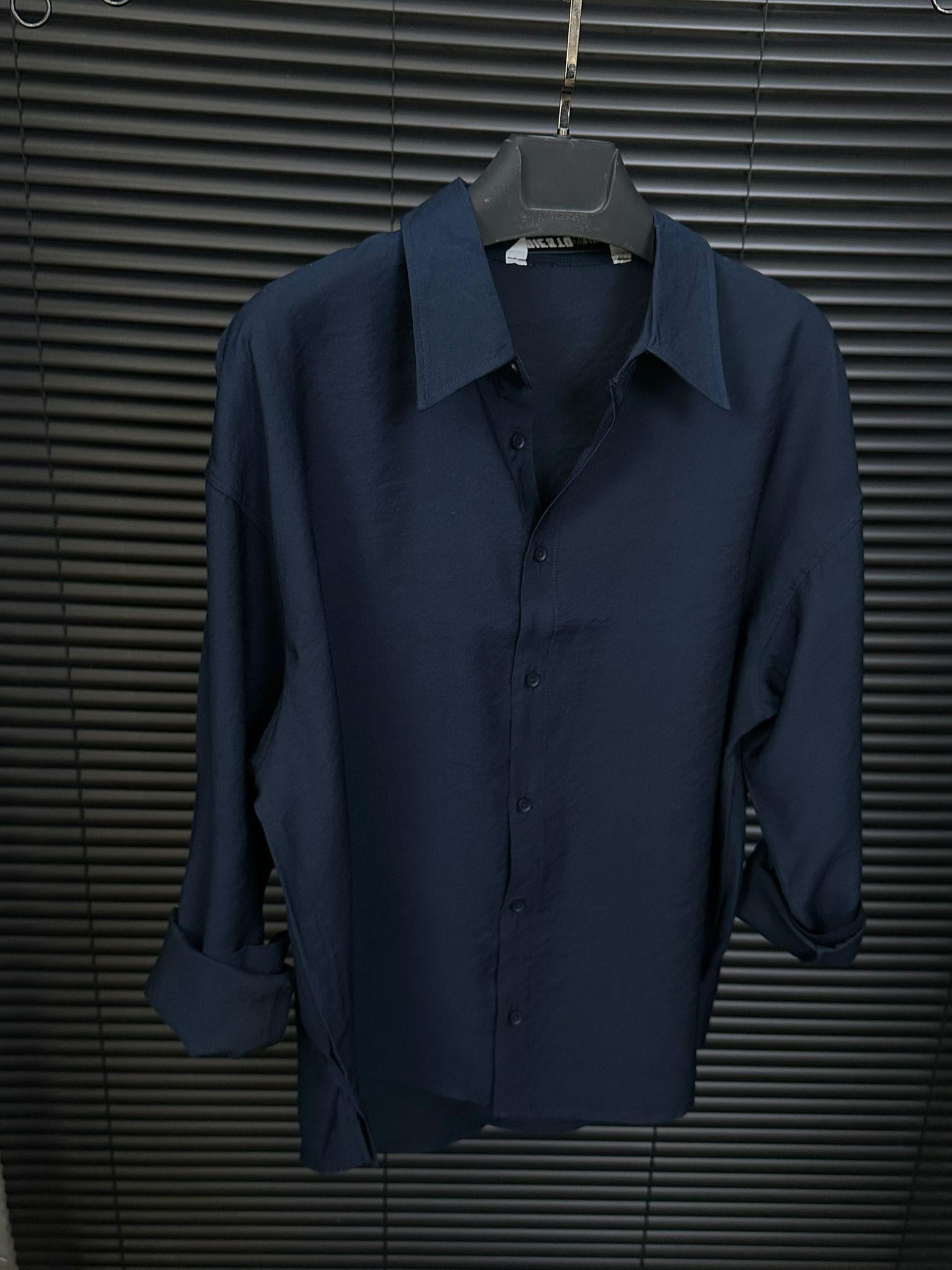 Tencel Kumaş Yakalı Klasik Gömlek