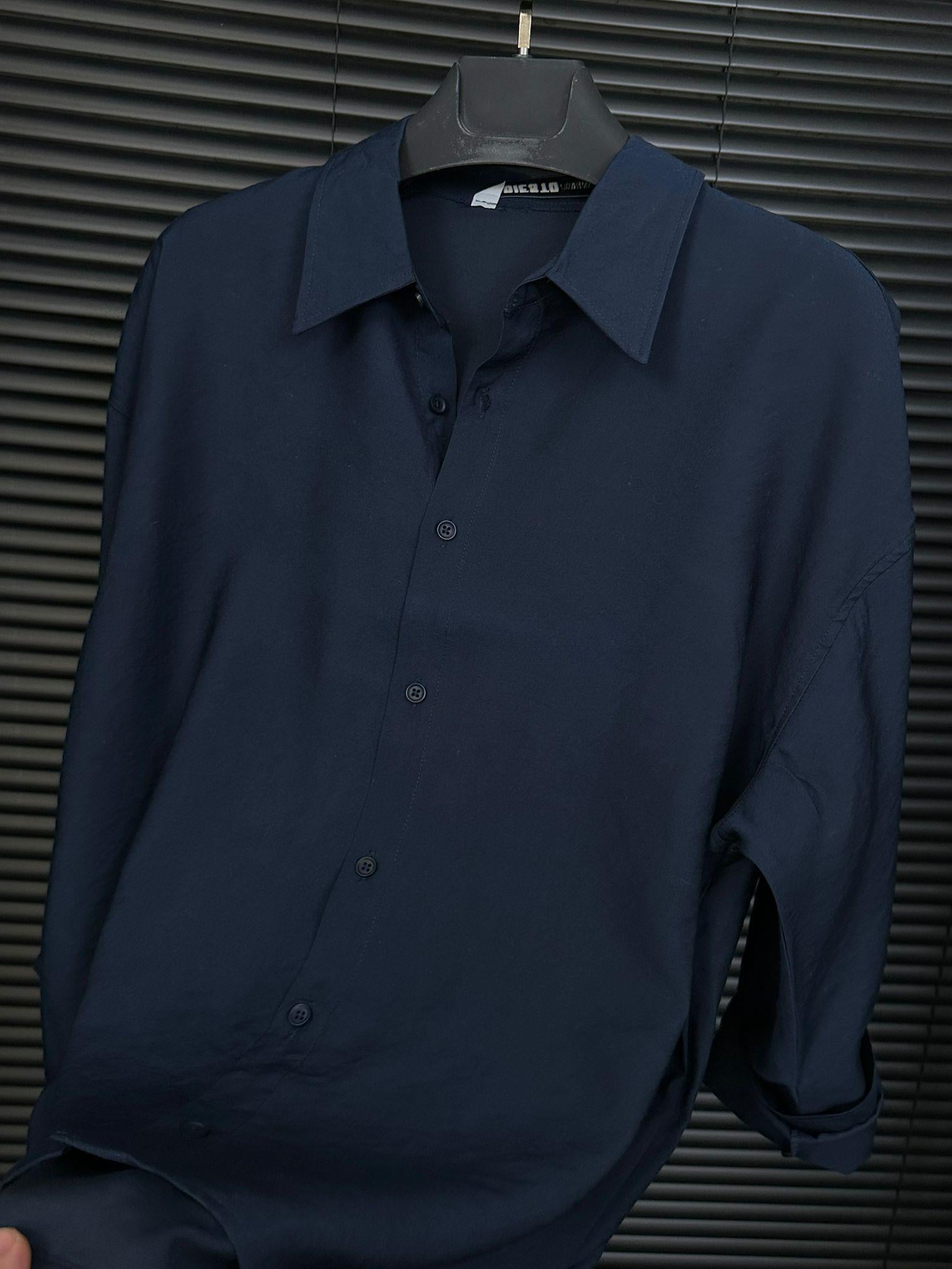 Tencel Kumaş Yakalı Klasik Gömlek