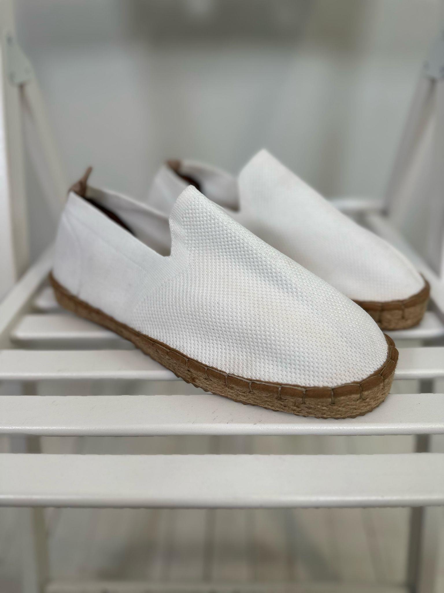 Triko Kumaş Hasır Tabanlı Espadril