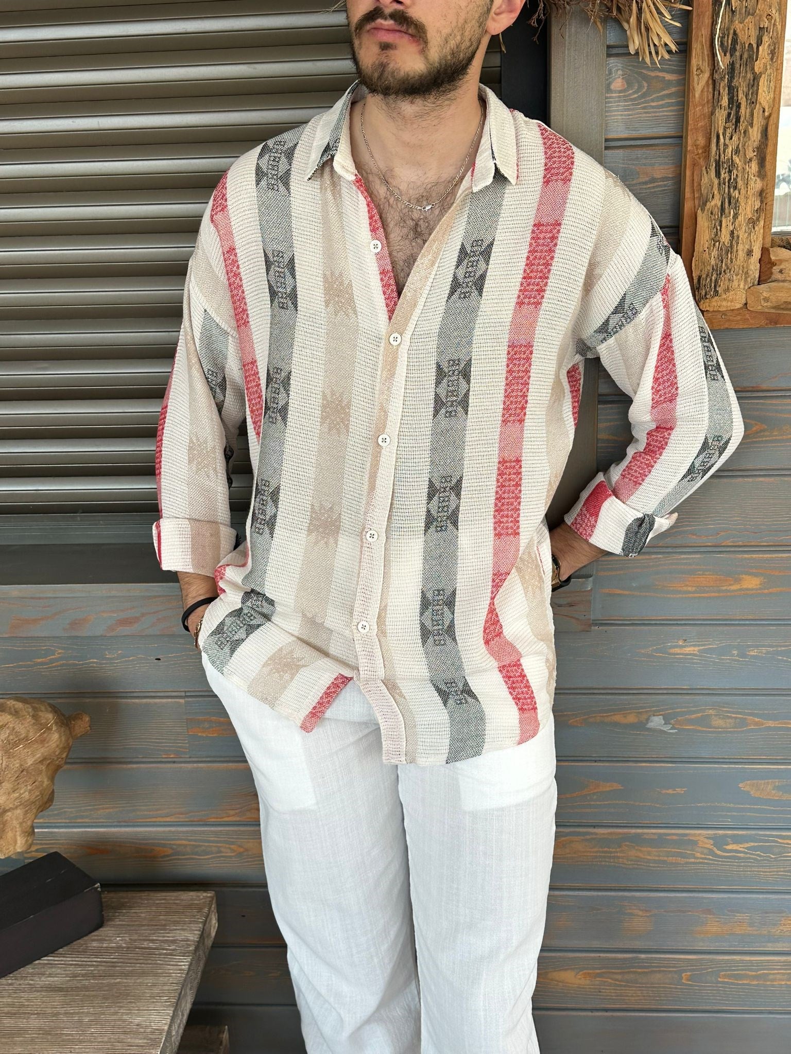 Urmi Jakar Çizgili Gömlek