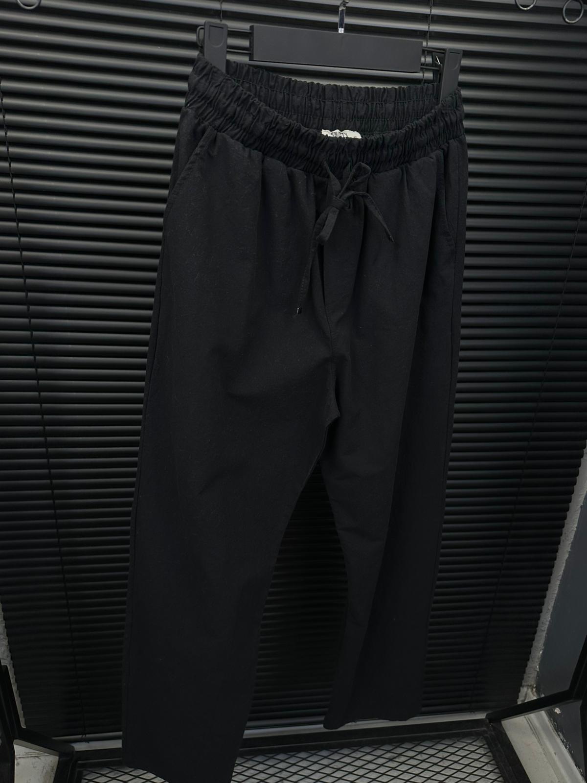 Yıkama Kumas Keten Baggy Keten  Pantolon