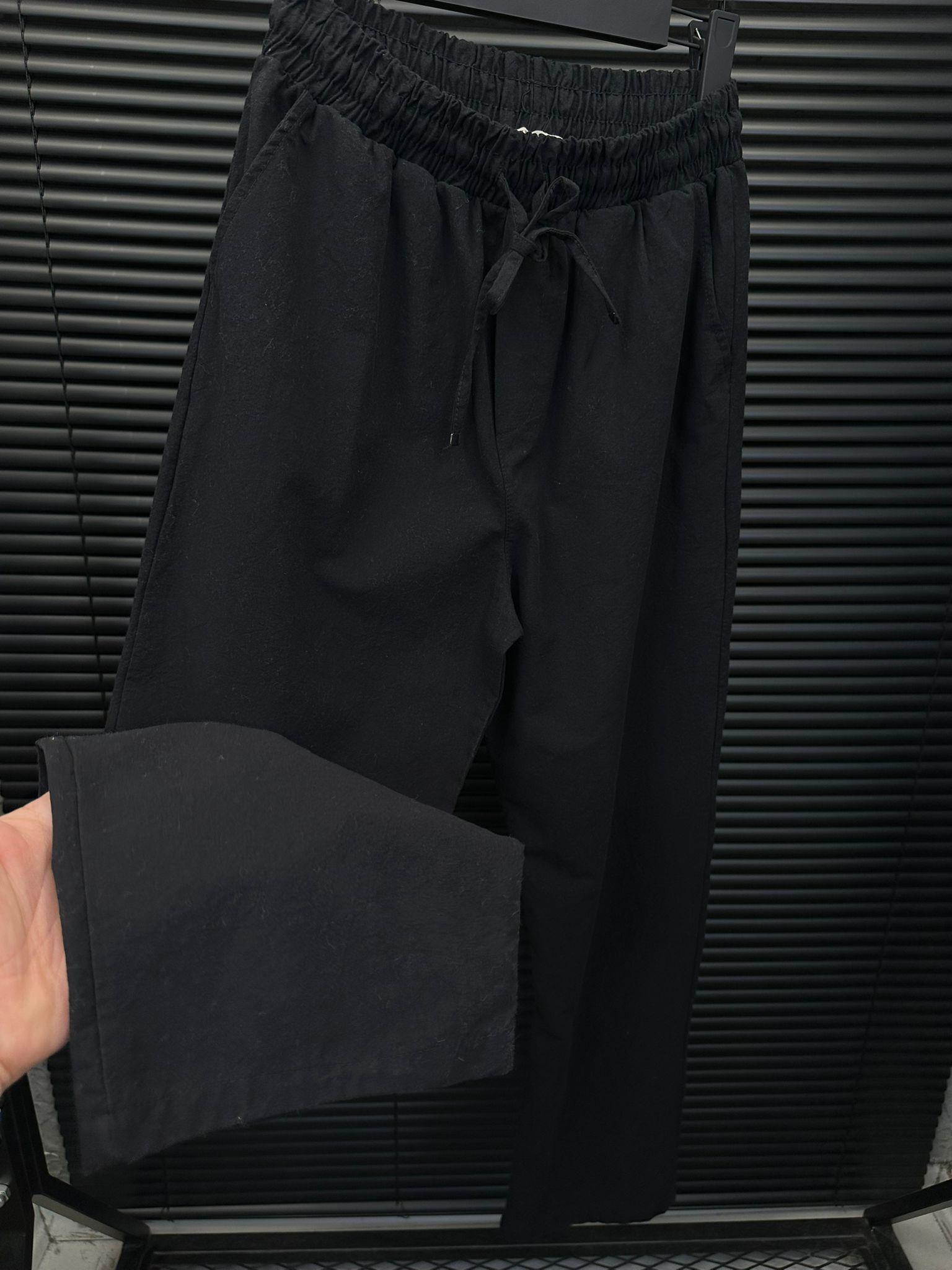 Yıkama Kumas Keten Baggy Keten  Pantolon