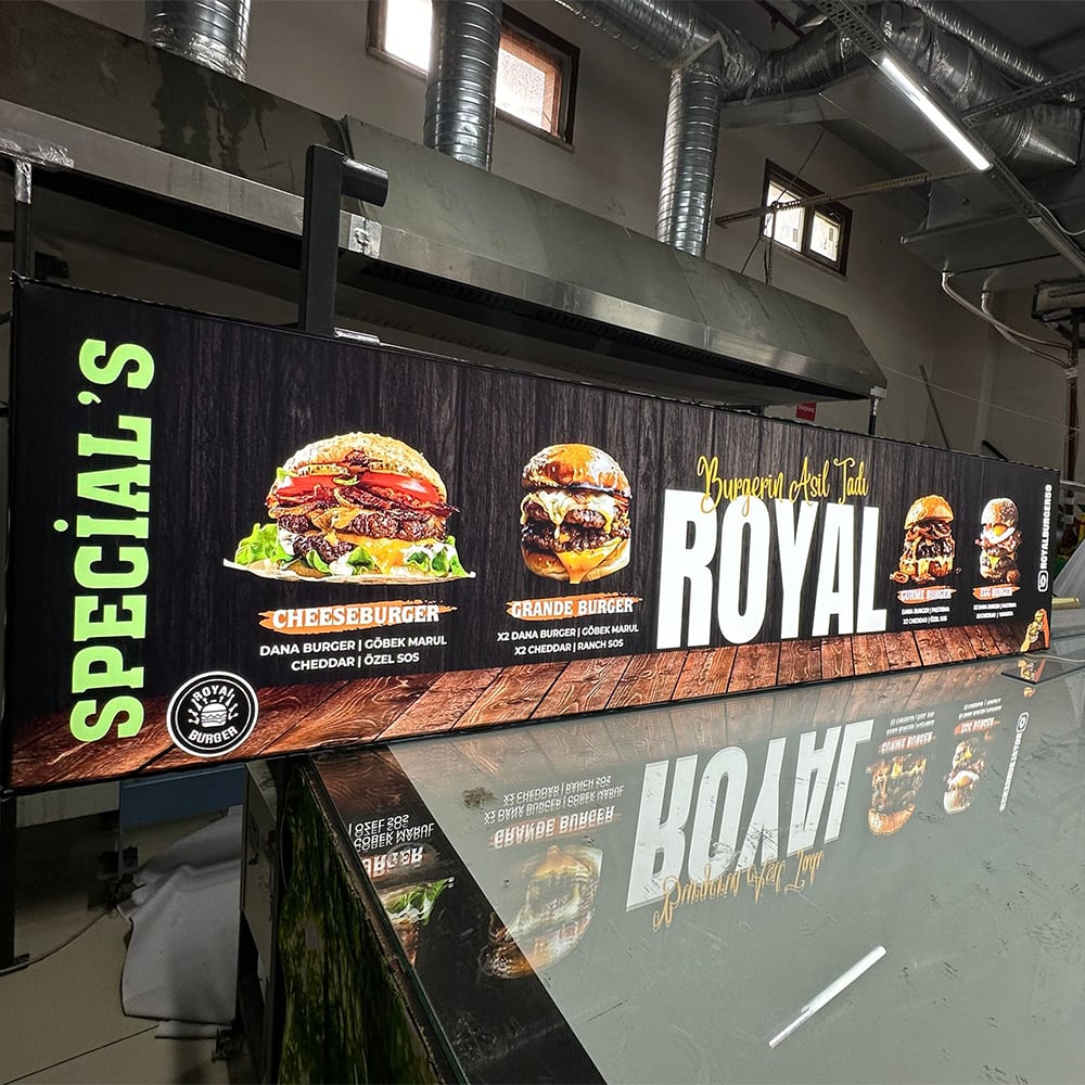100*250 5 Cm Profilli Lightbox
