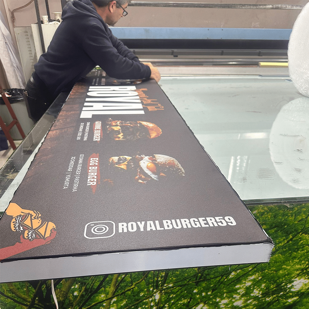 100*250 5 Cm Profilli Lightbox