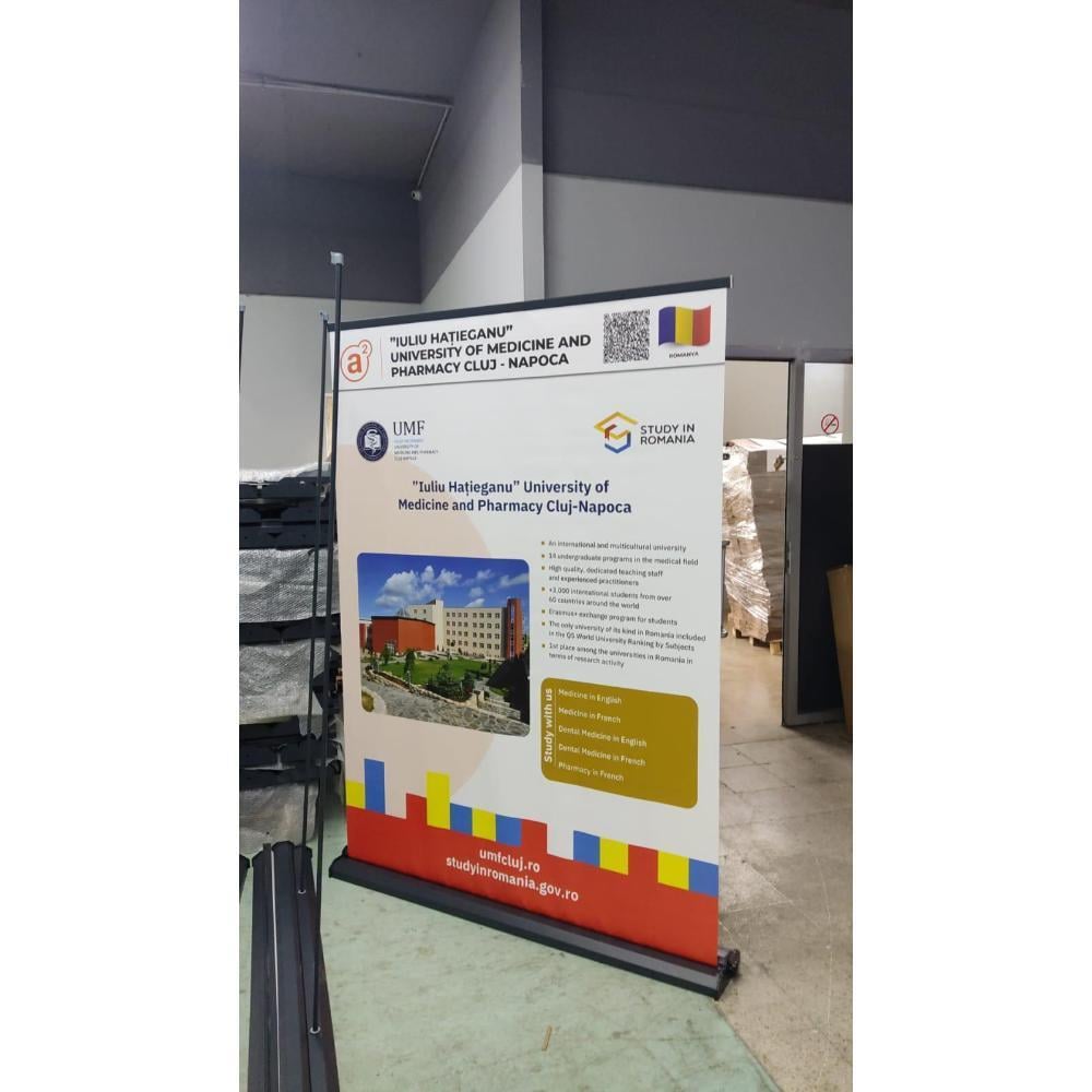 150×200 Cm Lüx Rollup Banner Pro Devrilmez Large Model