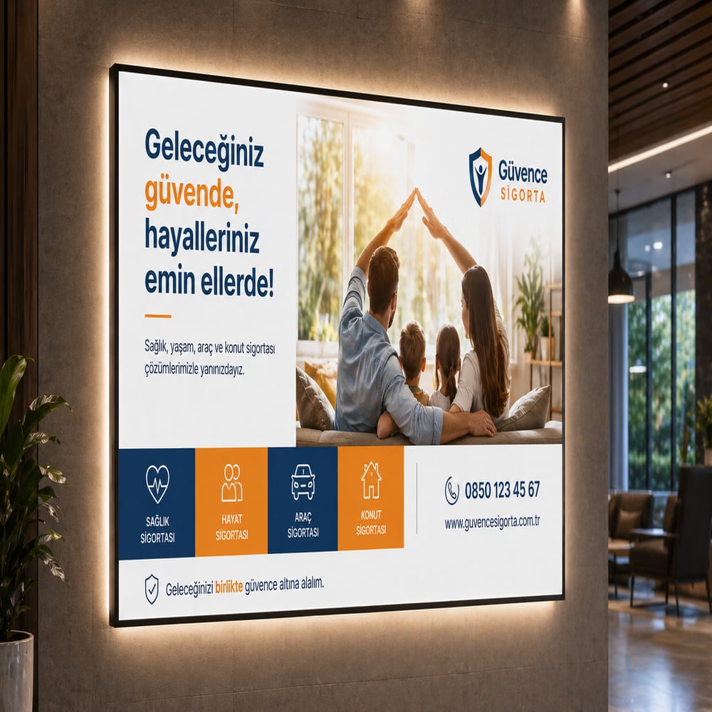200x110 Cm İç Mekan Lightbox