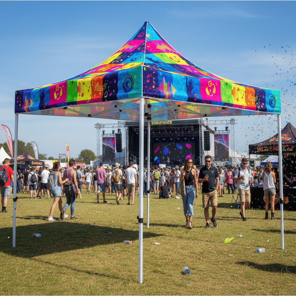 2x2 Baskılı Çadır