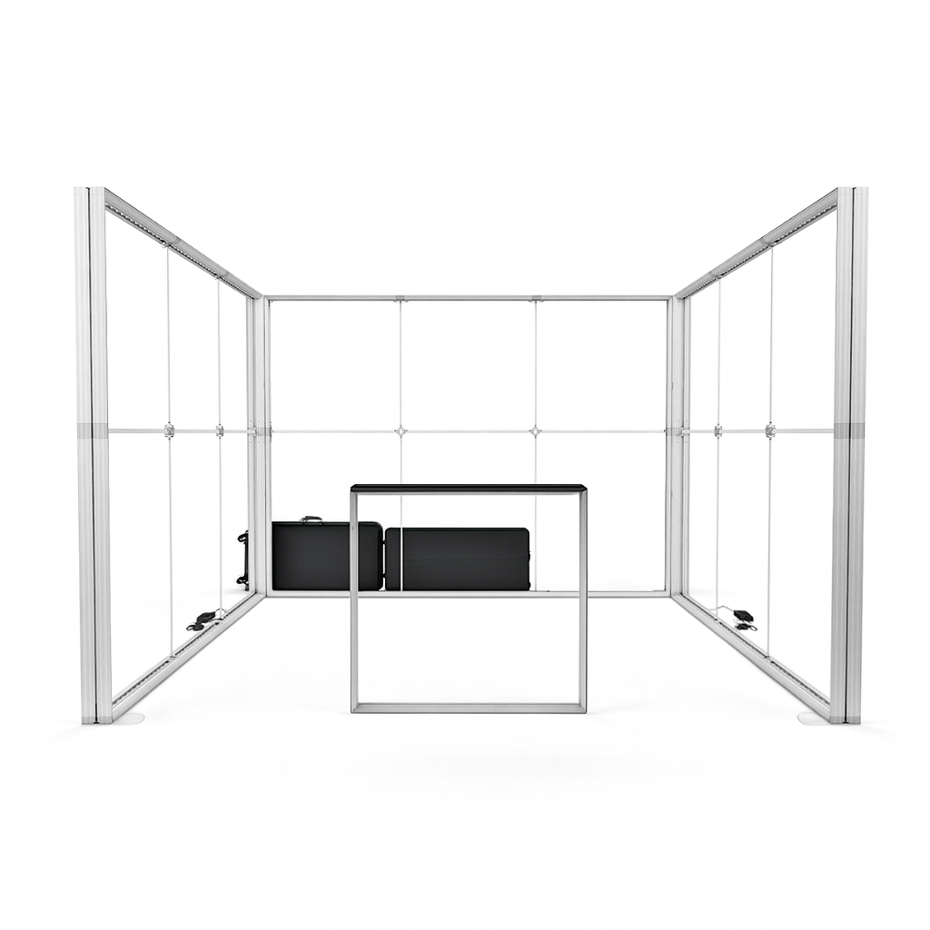 3x3 U Kumaş Modüler Lightbox Backdrop Seti