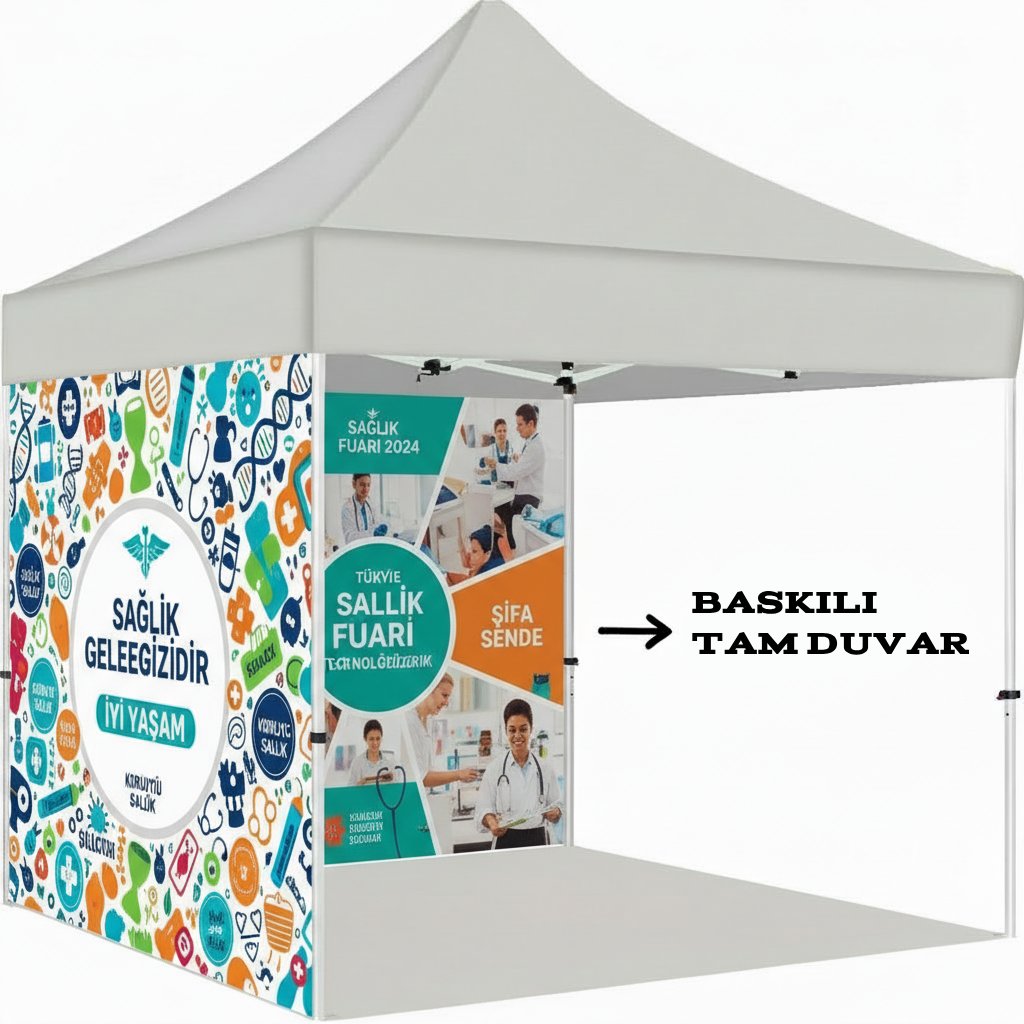 3x4.5 Gazebo Çadır Yan Duvar