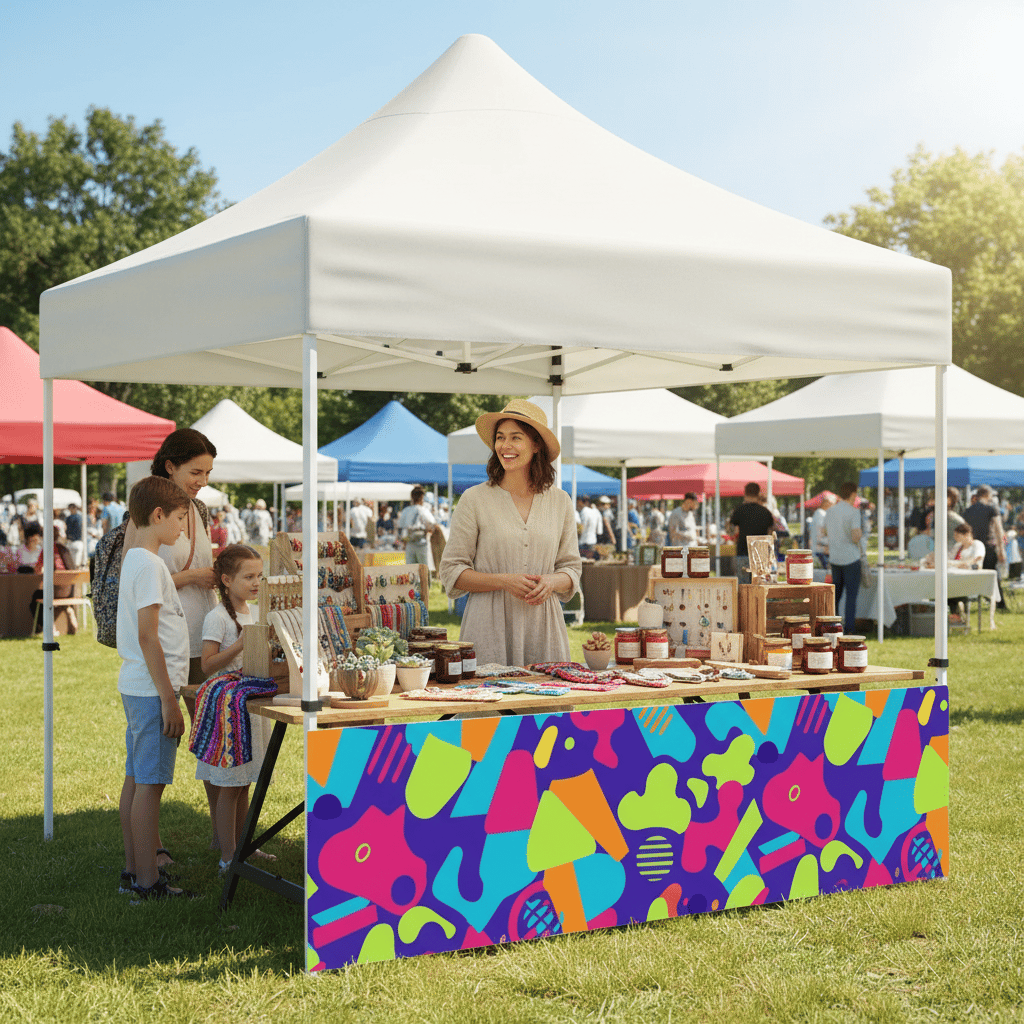 3x4.5 Gazebo Çadır Yarım Baskı