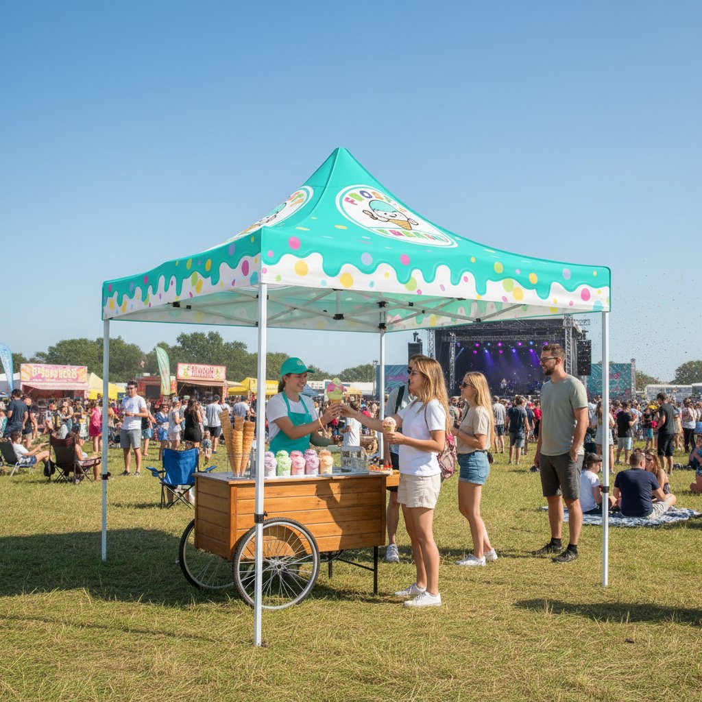 3x4.5 Baskılı Gazebo Çadır