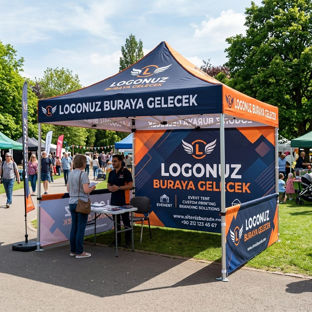 3x4.5 Logolu Çadır