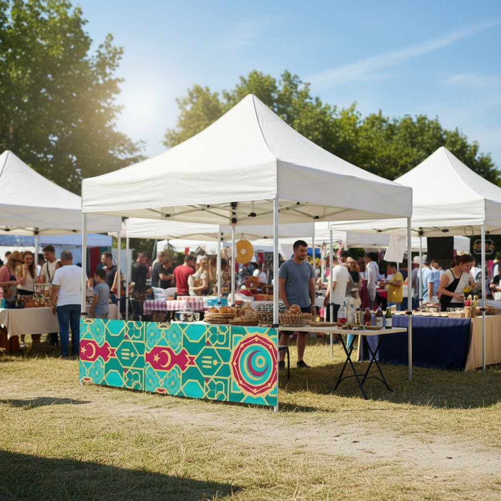 3x4.5 Gazebo Çadır Yarım Baskı