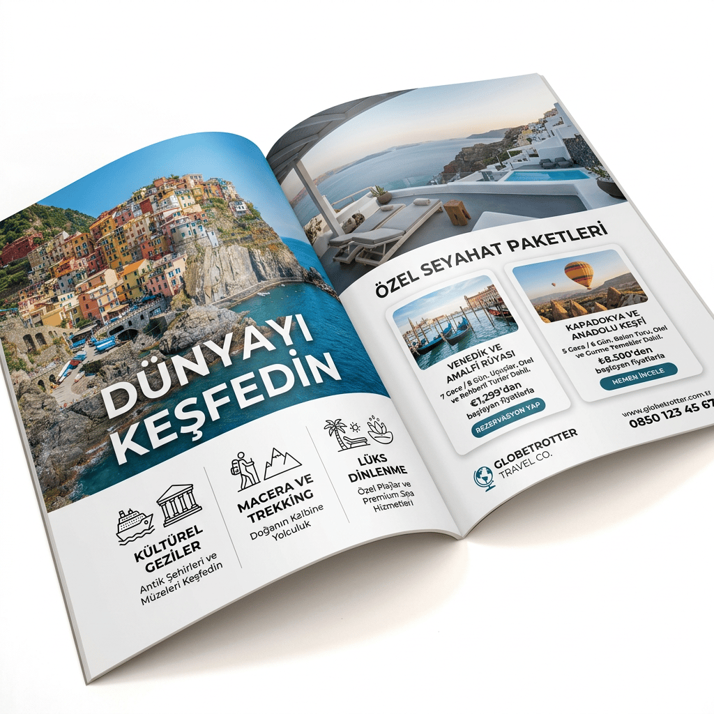 A4 Ebat İnsert 8 Sayfa