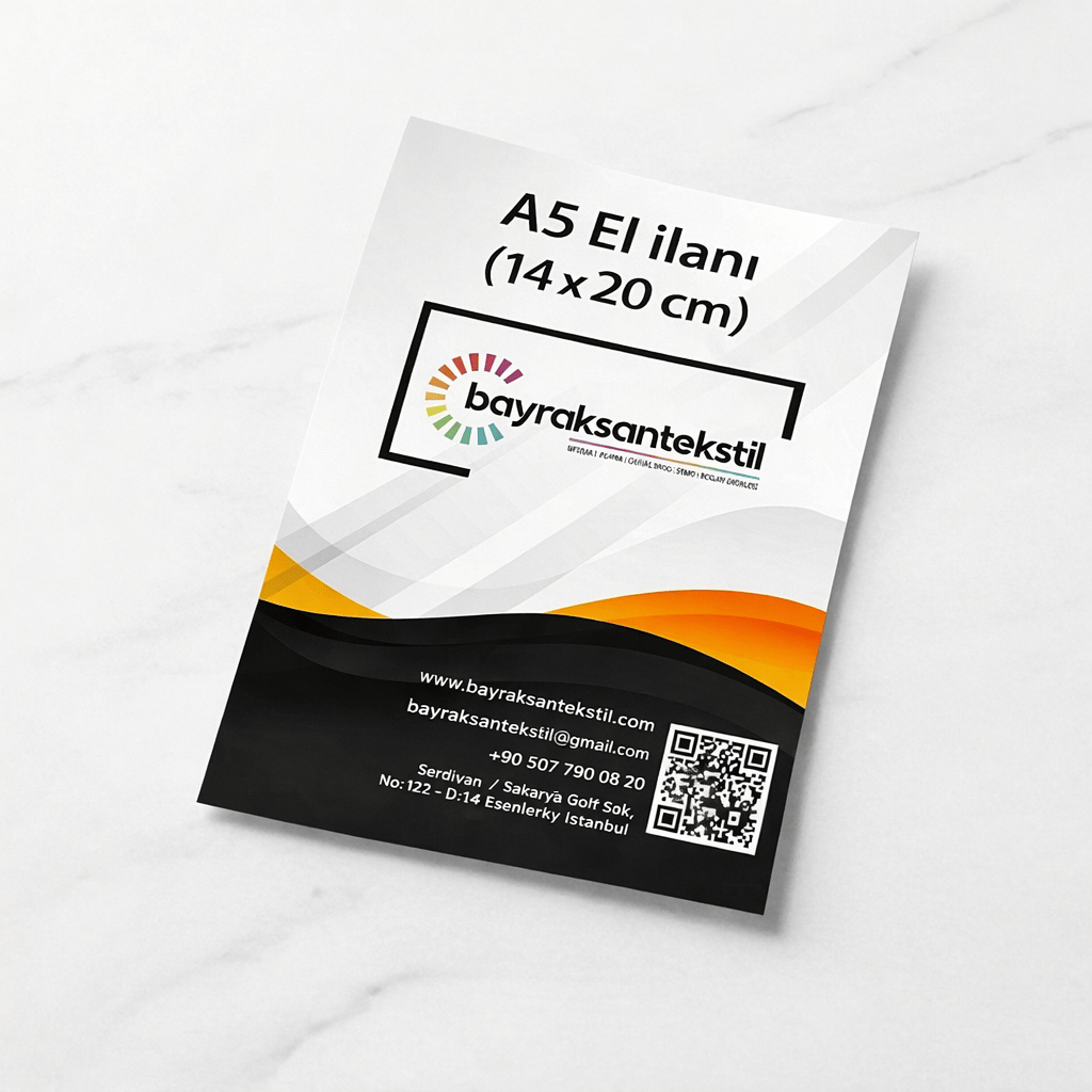 A5 El ilanı (14x20 cm)
