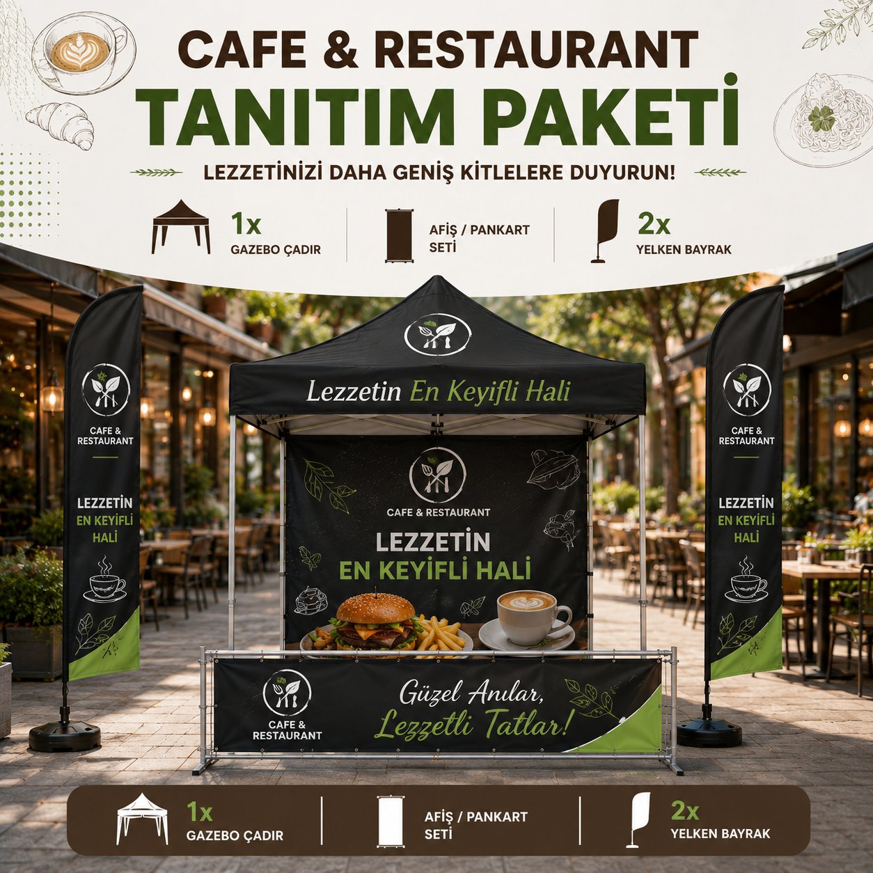 Cafe & Restaurant Tanıtım Paketi