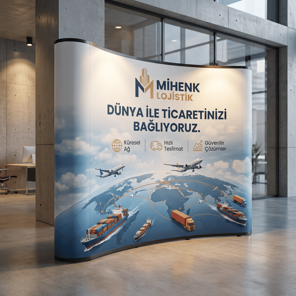 Eco Örümcek Stand 3 Panel Oval