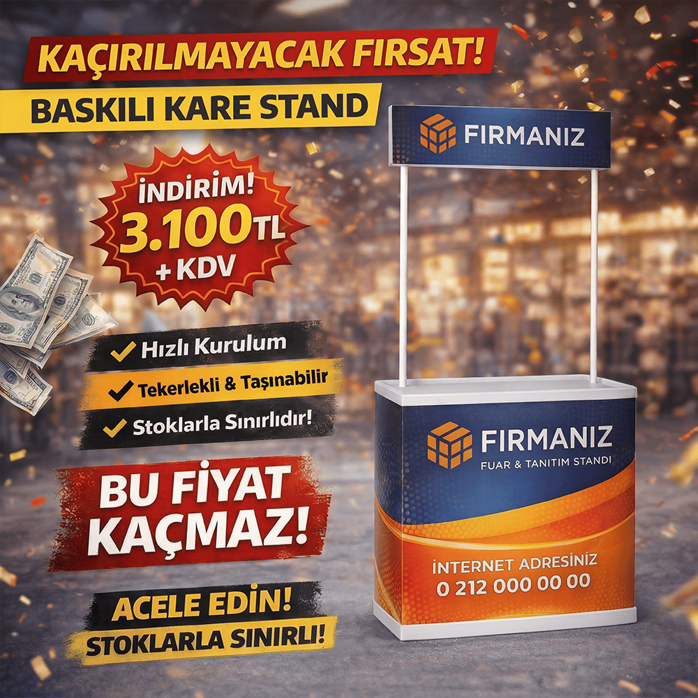 Kare Tanıtım Standı