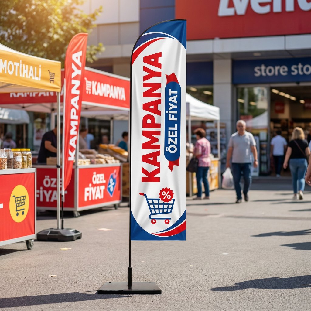 Kauçuk Tabanlı Yelken Bayrak