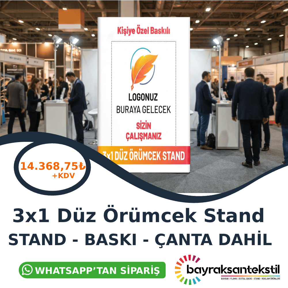 Örümcek Stand 1 Panel (3×1)