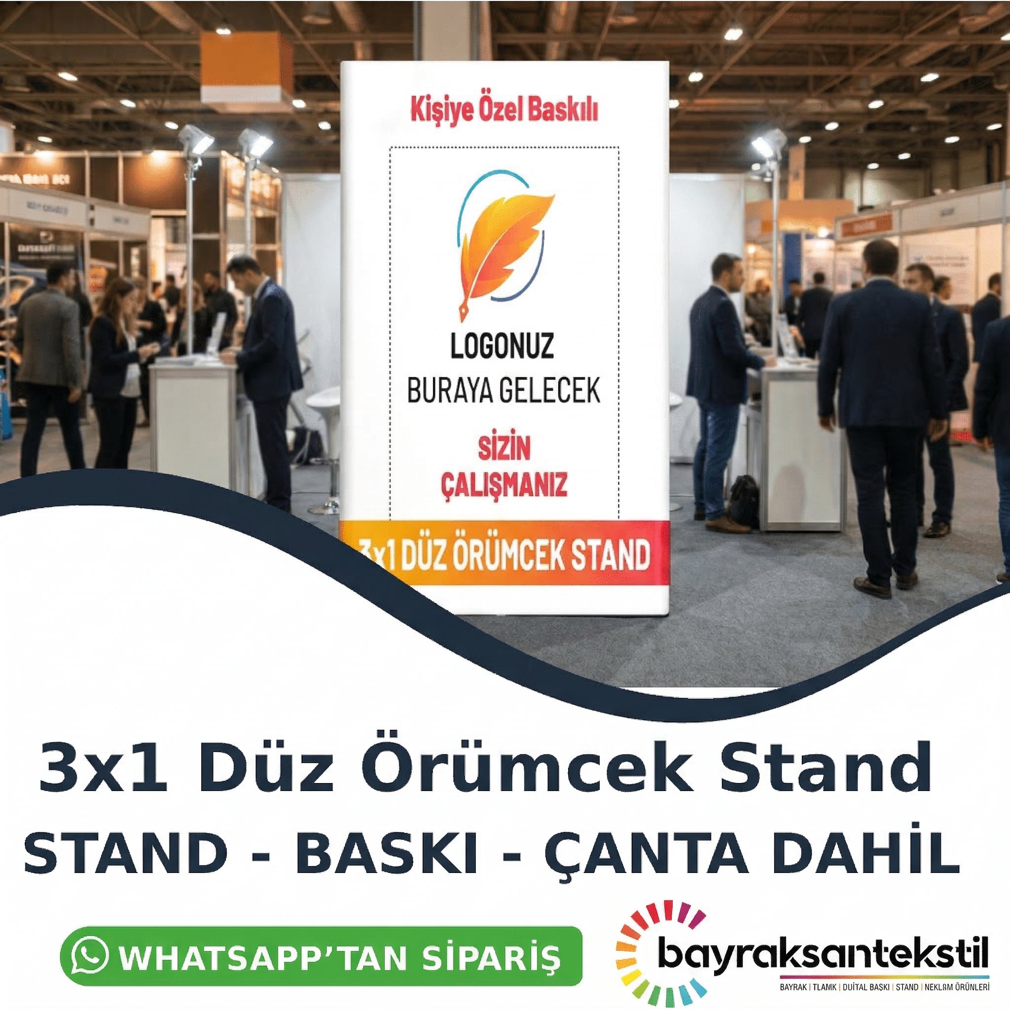 Örümcek Stand 1 Panel (3×1)