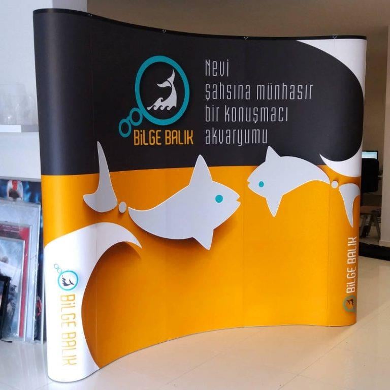 Örümcek Stand 3 Panel Oval (3×3)