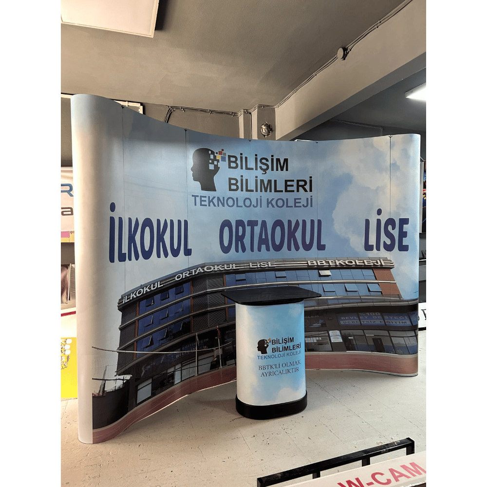 Örümcek Stand 4 Panel Oval (3×4)