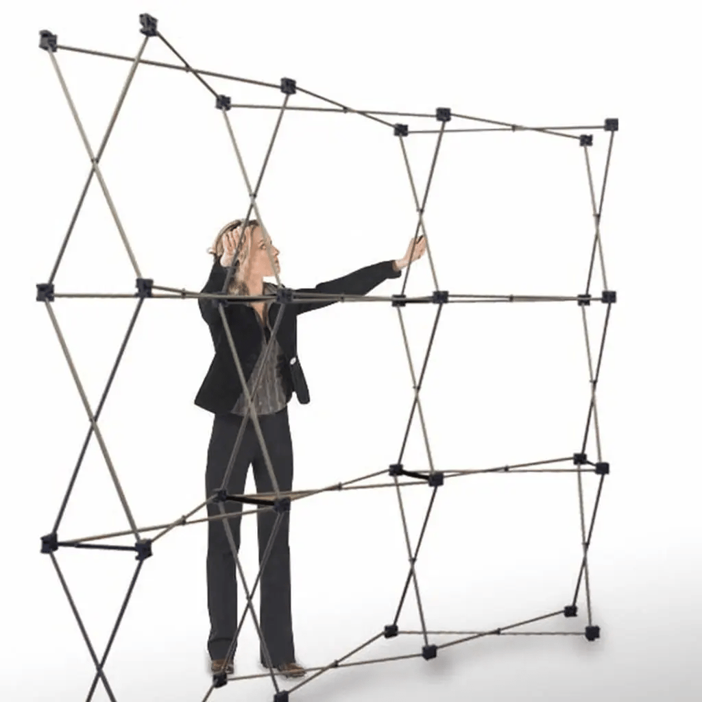 Örümcek Stand 4 Panel Oval (3×4)