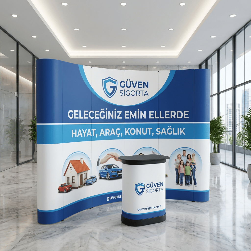 Örümcek Stand 4 Panel Oval (3×4)