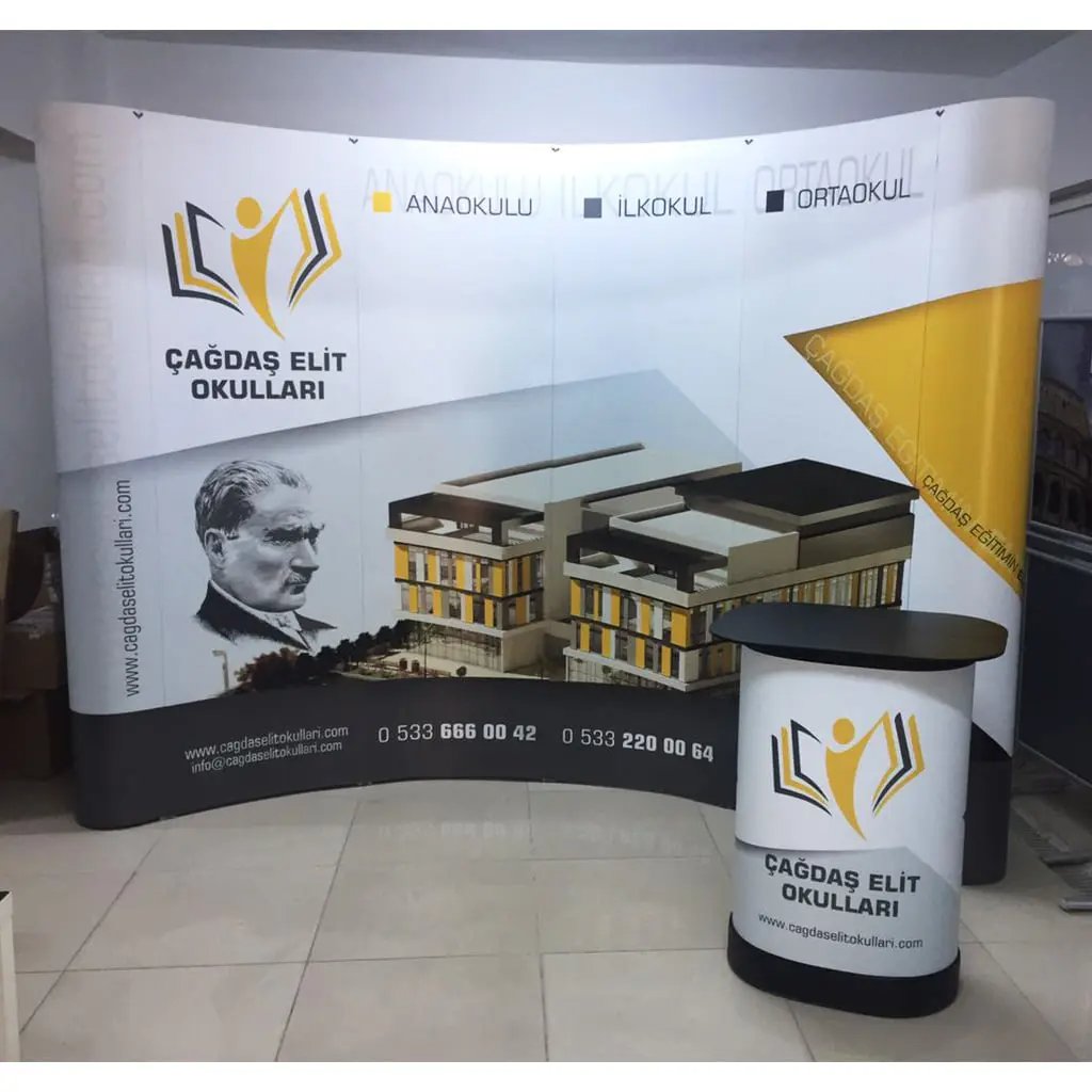 Örümcek Stand 4 Panel Oval (3×4)