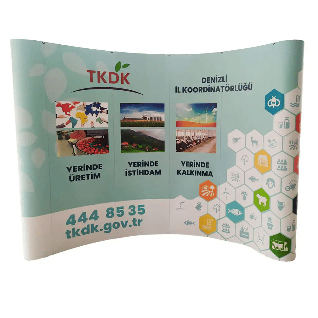 Örümcek Stand 4 Panel Oval (3×4)