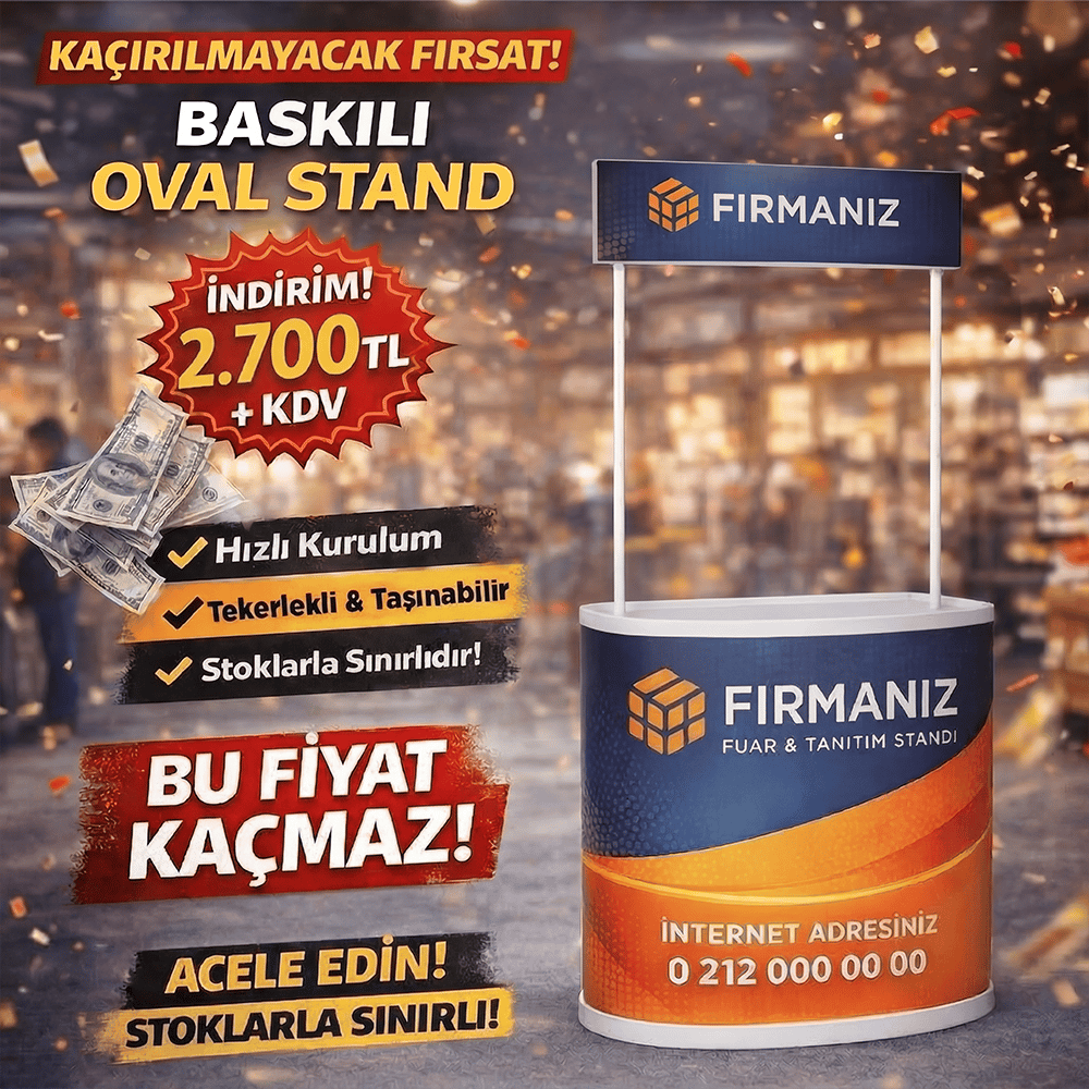 Oval Tanıtım Stand